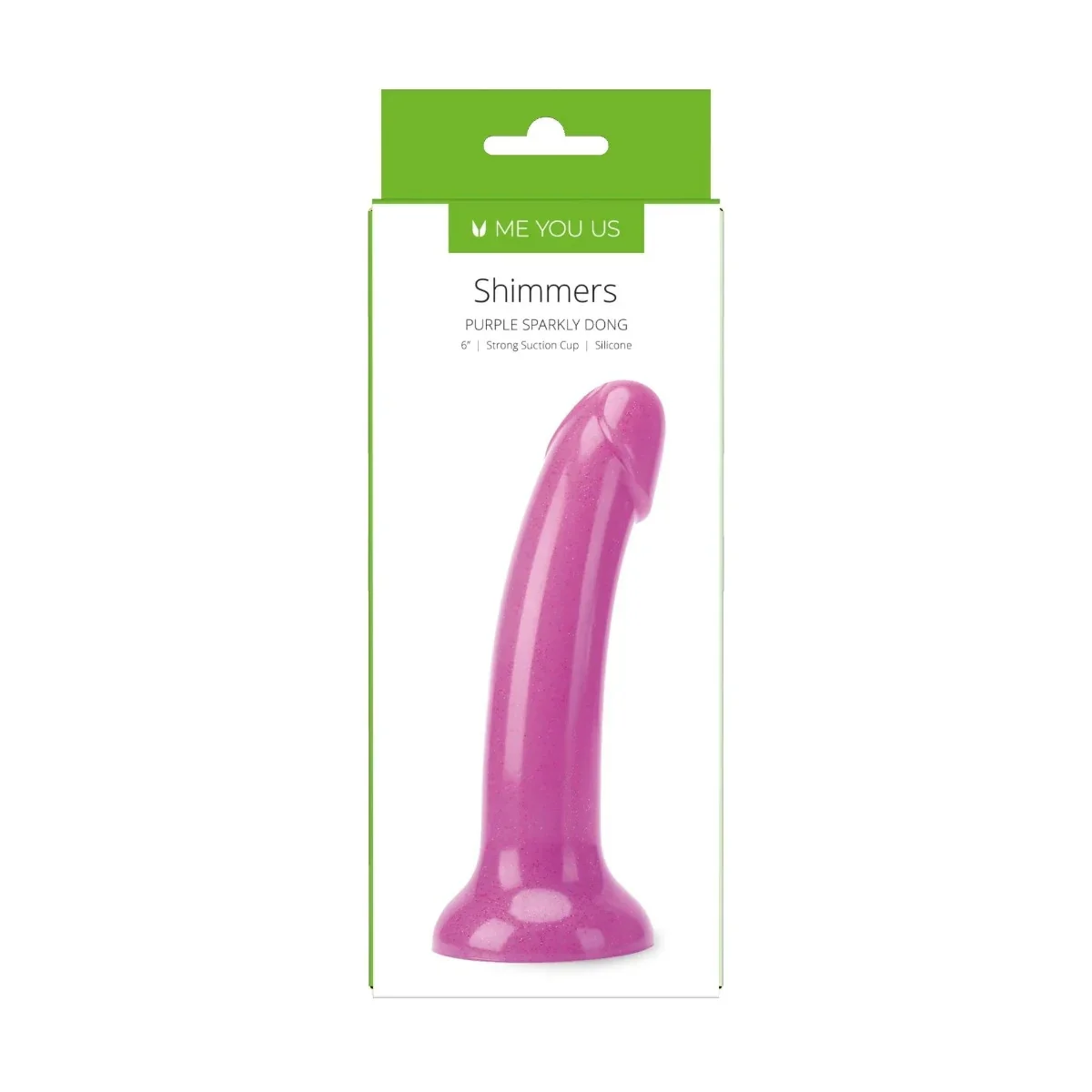 Me You Us Shimmers Sparkly Dong Purple 6 Inch - Image 5