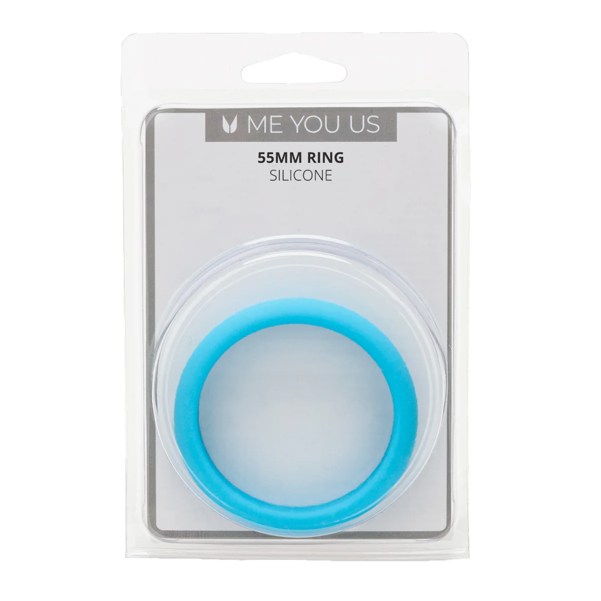 Me You Us Silicone Cock Ring Blue 55mm - Image 2