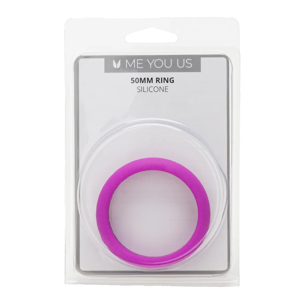 Me You Us Silicone Cock Ring Purple 50mm - Image 2