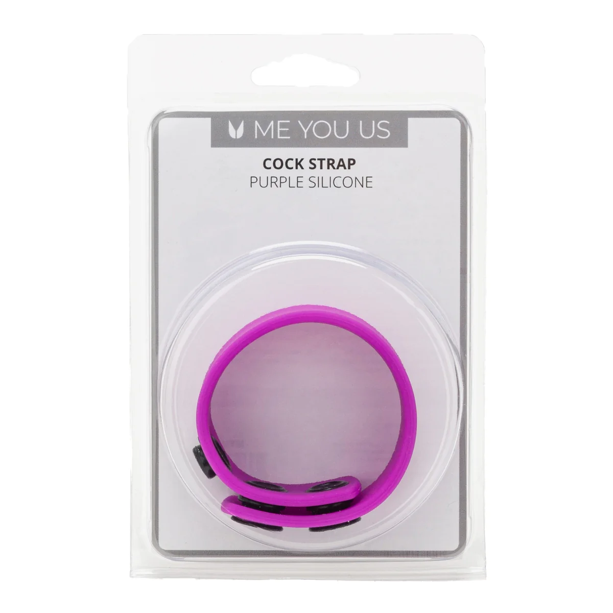 Me You Us Silicone Cock Strap Purple - Image 2