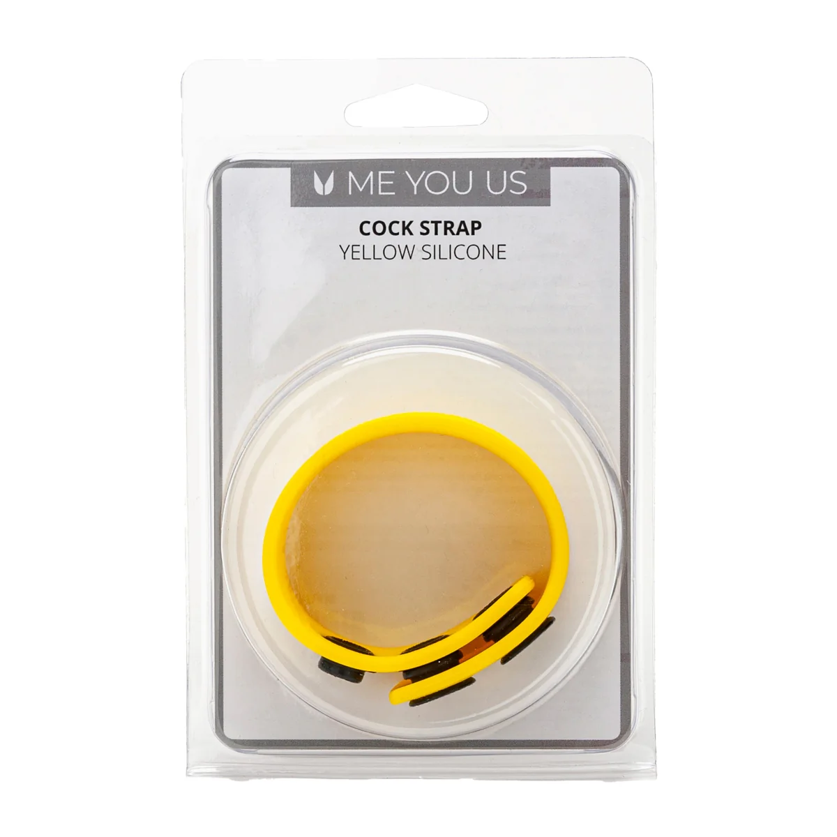 Me You Us Silicone Cock Strap Yellow - Image 2