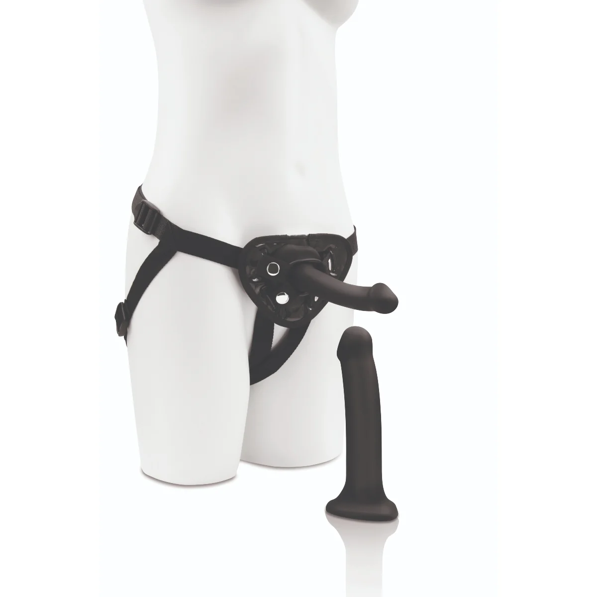Me You Us Strap-On Harness Kit With Dildos Black - Image 3