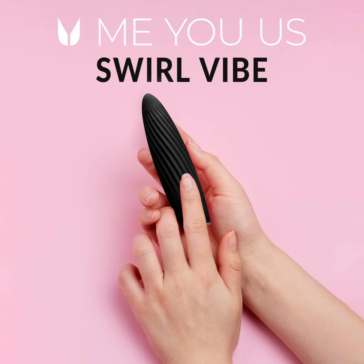 Me You Us Swirl Bullet Vibrator Black - Image 6