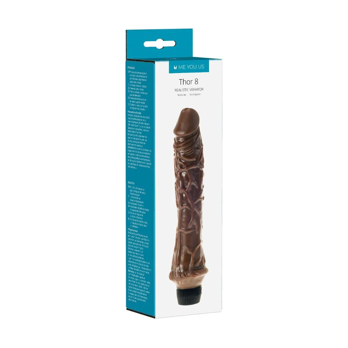 Me You Us Thor 8 Realistic Vibrator Brown - Image 2
