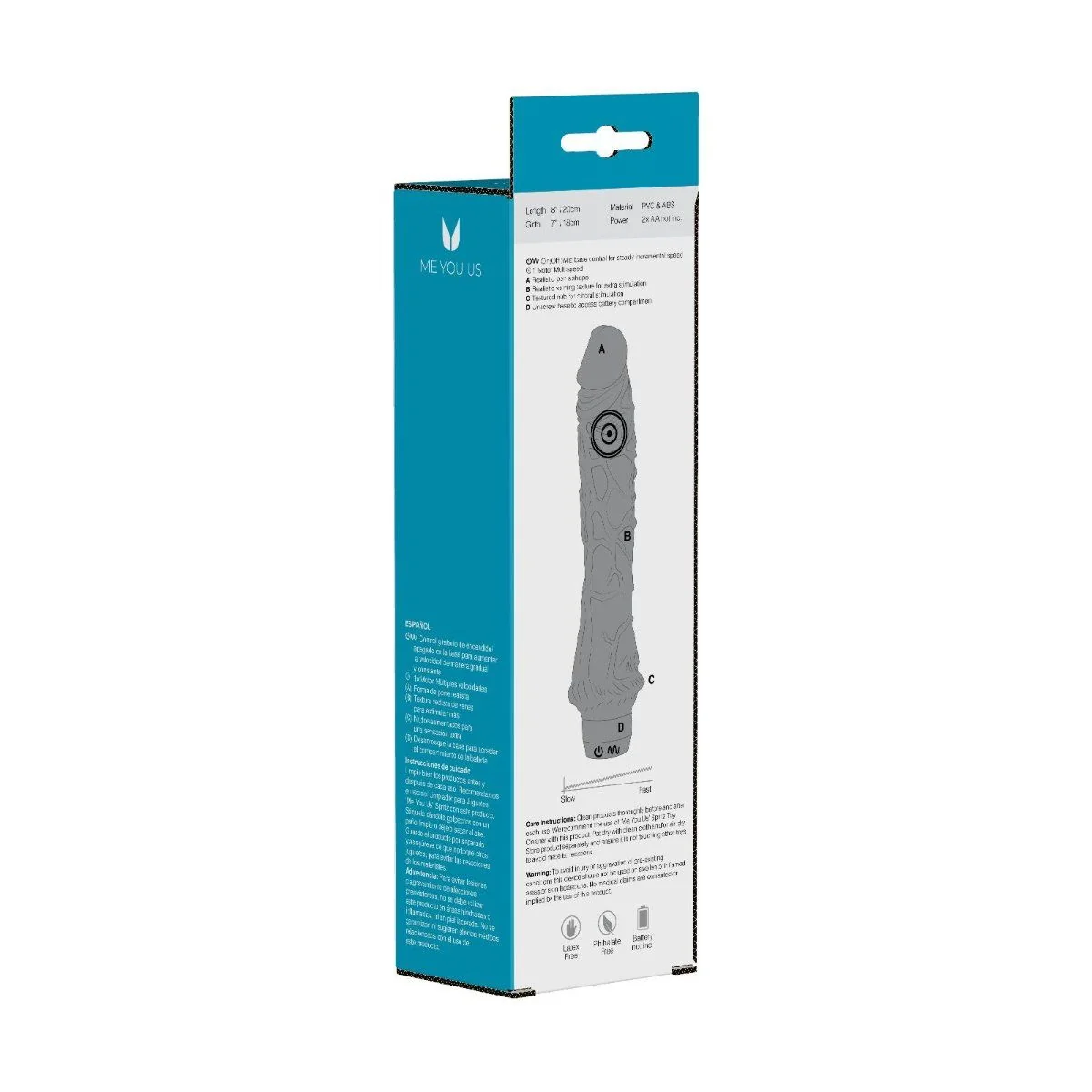 Me You Us Thor 8 Realistic Vibrator Brown - Image 3