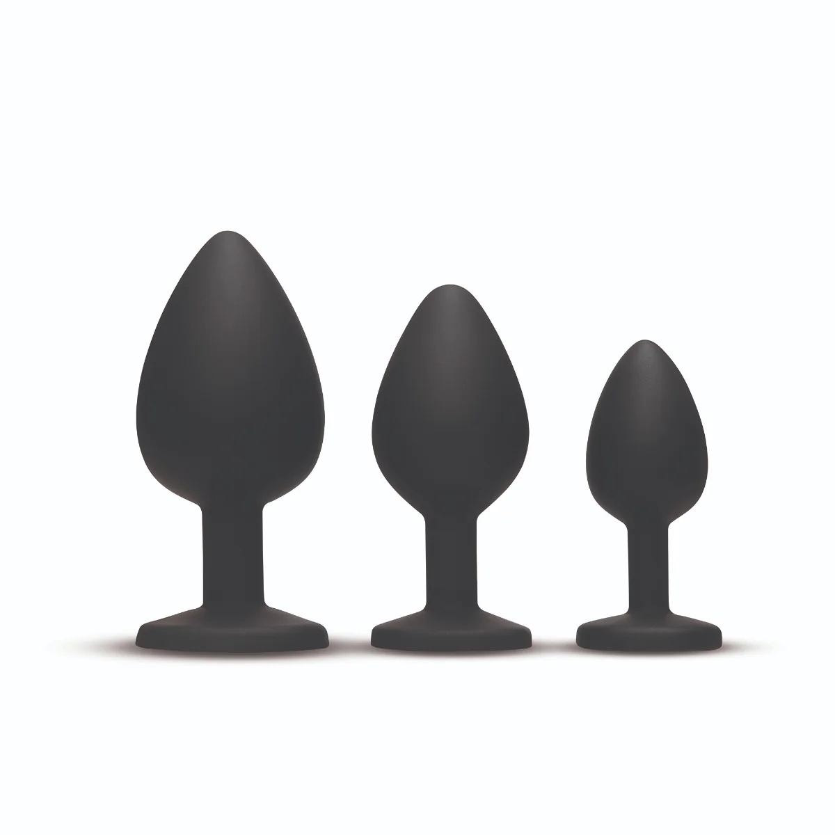 Me You Us Trio Of Jewels Jewelled Butt Plug Set Black - Image 4