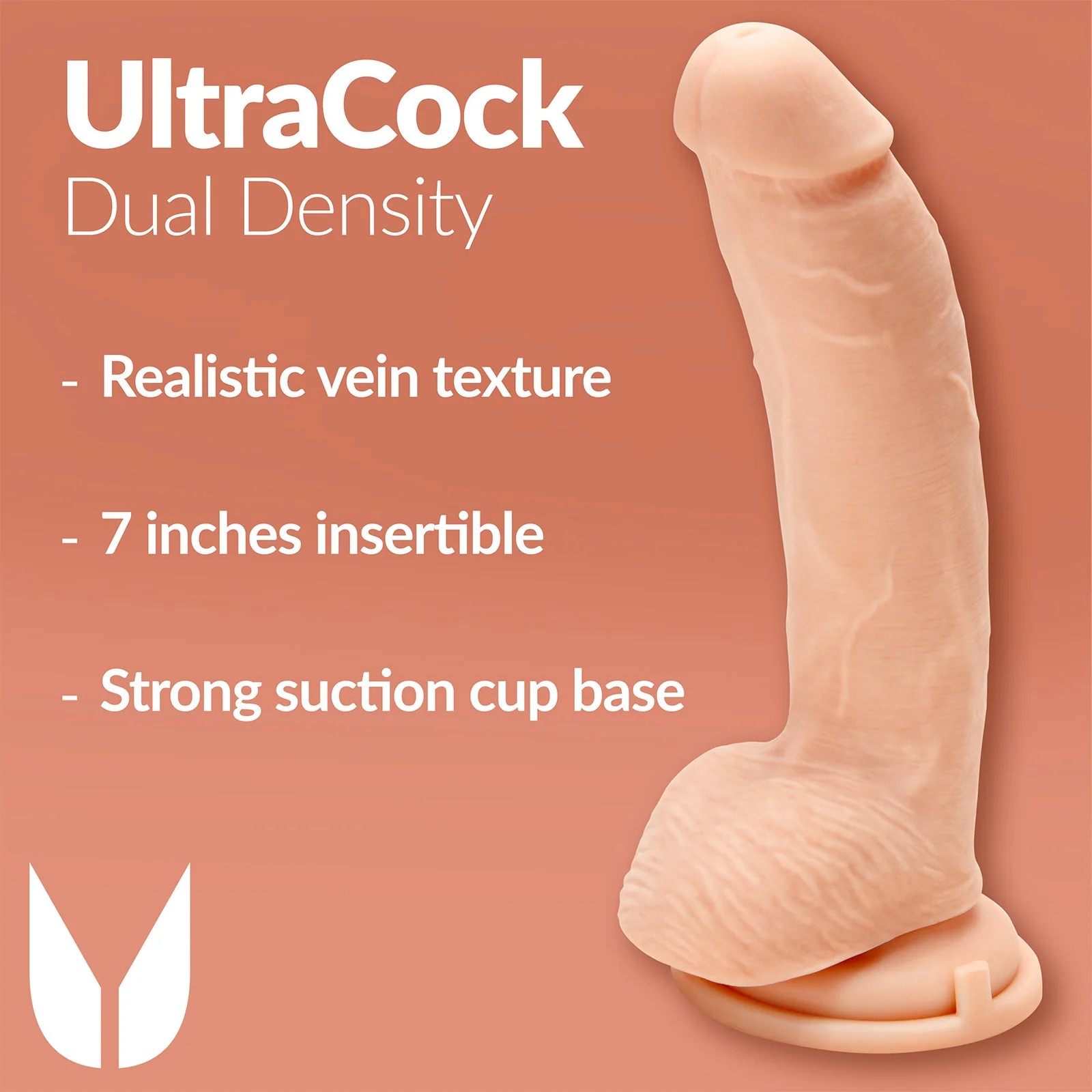 Me You Us Ultra Cock Dual Density Dildo With Balls Pink 9 Inch - Image 7