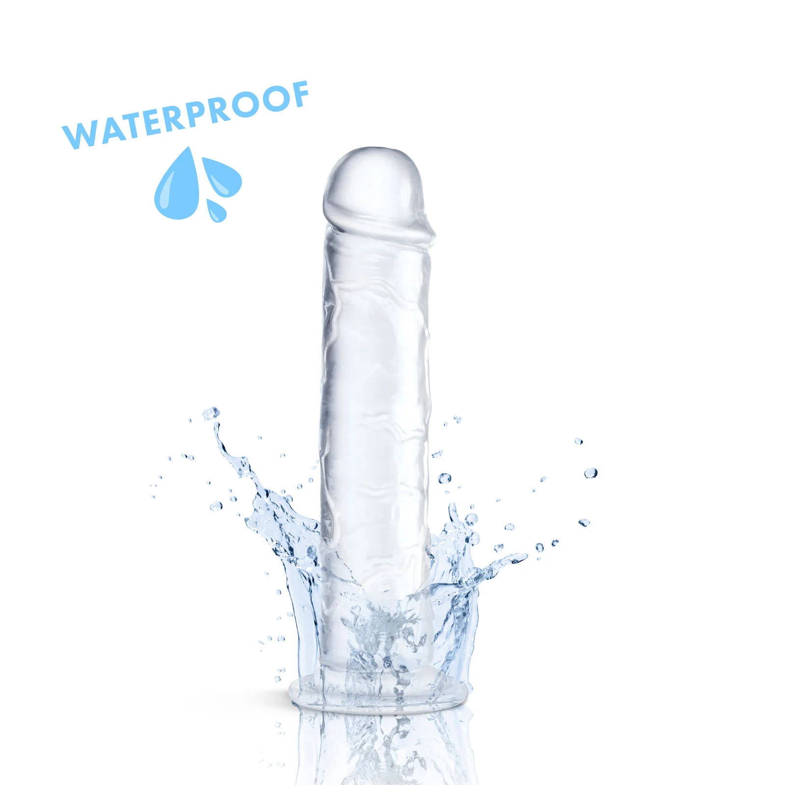 Me You Us Ultra Cock Jelly Dong Clear 7 Inch - Image 8