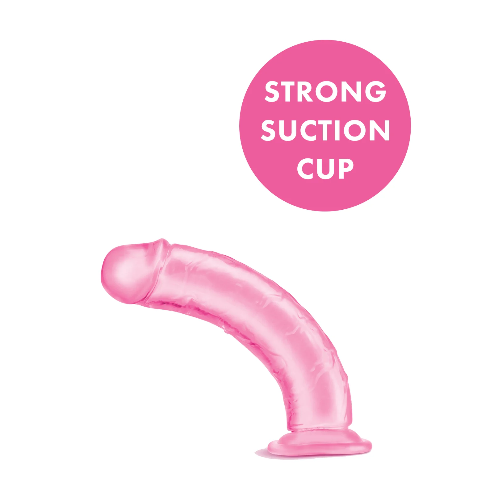 Me You Us Ultra Cock Jelly Dong Pink 6 Inch - Image 5
