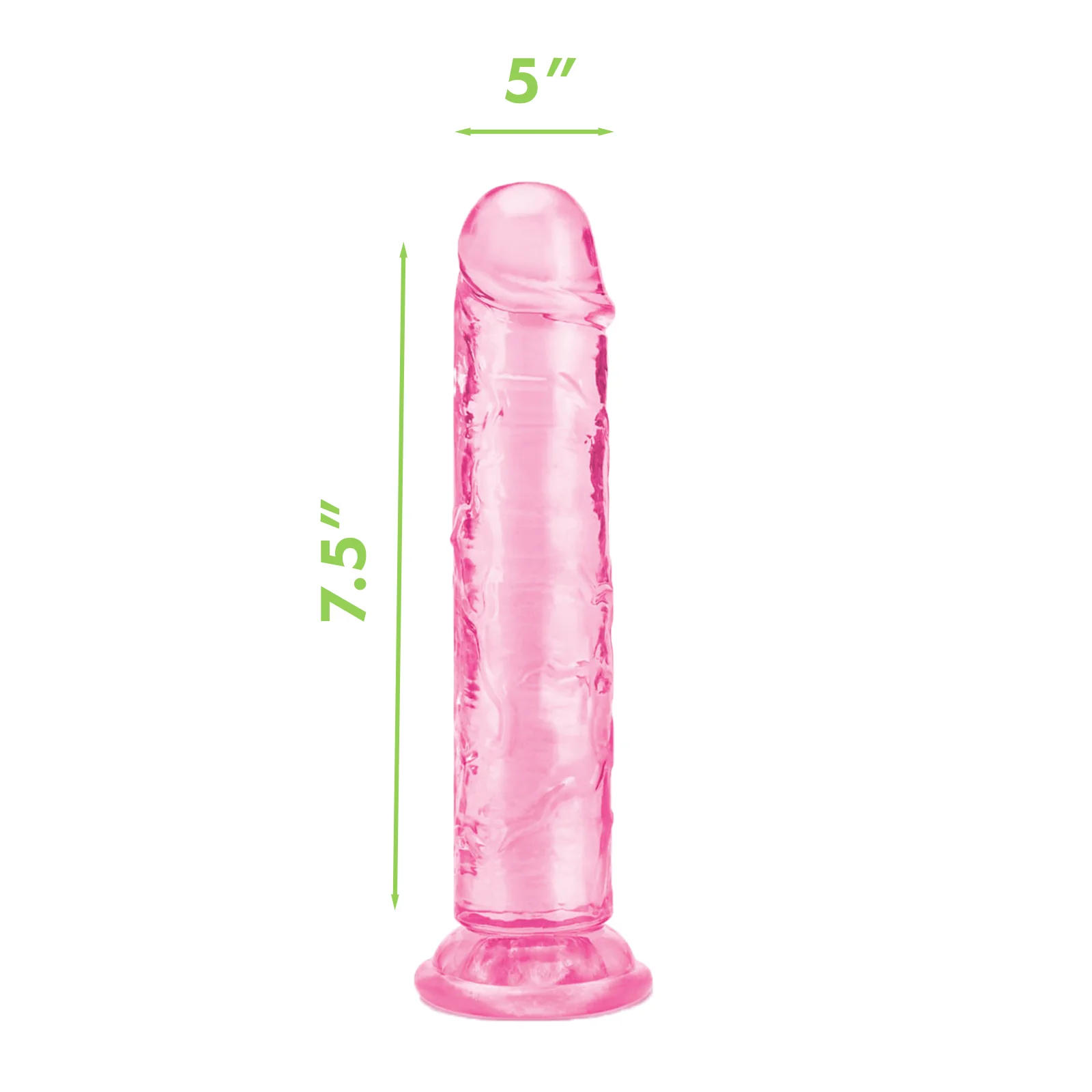 Me You Us Ultra Cock Jelly Dong Pink 7.5 Inch - Image 4