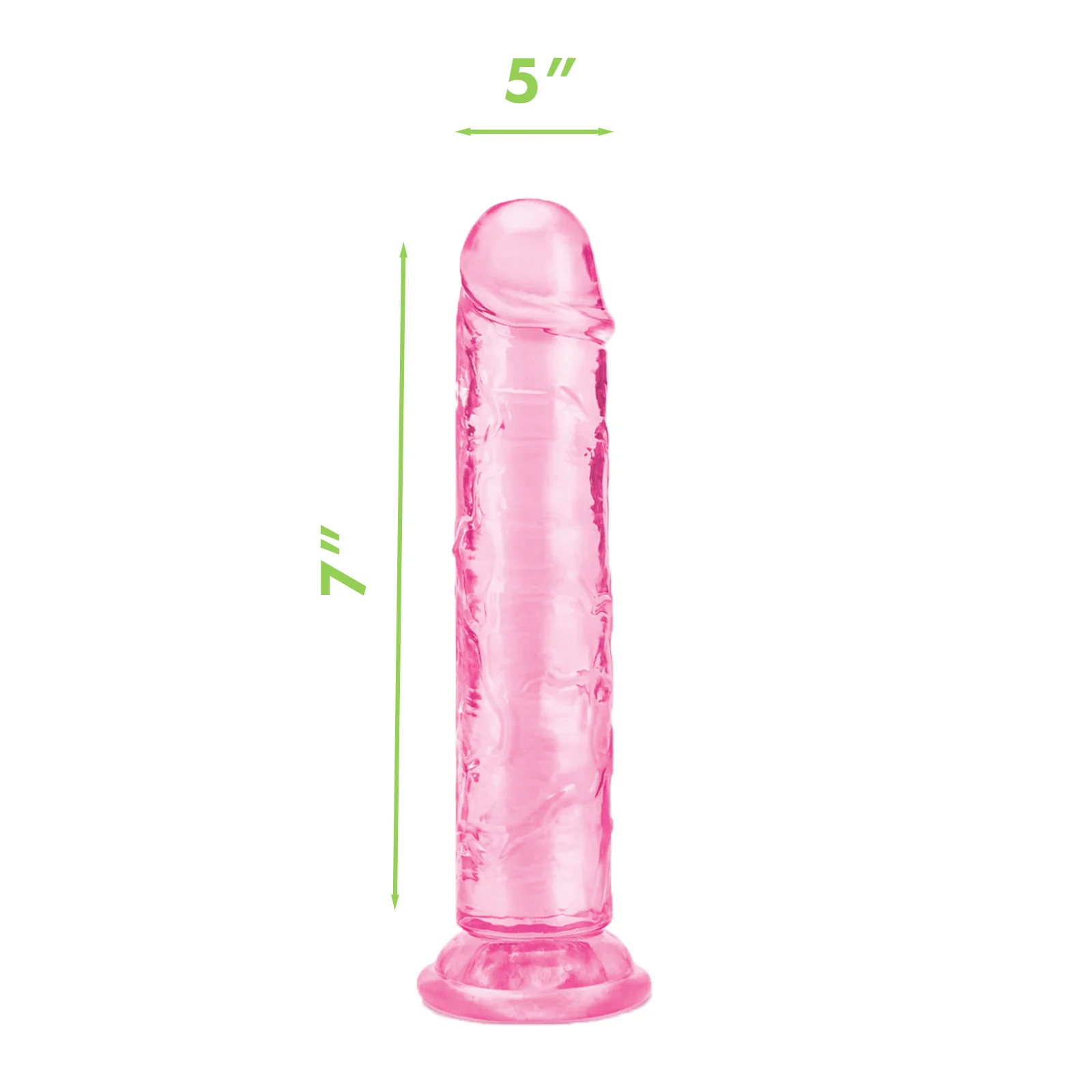 Me You Us Ultra Cock Jelly Dong Pink 7 Inch - Image 5