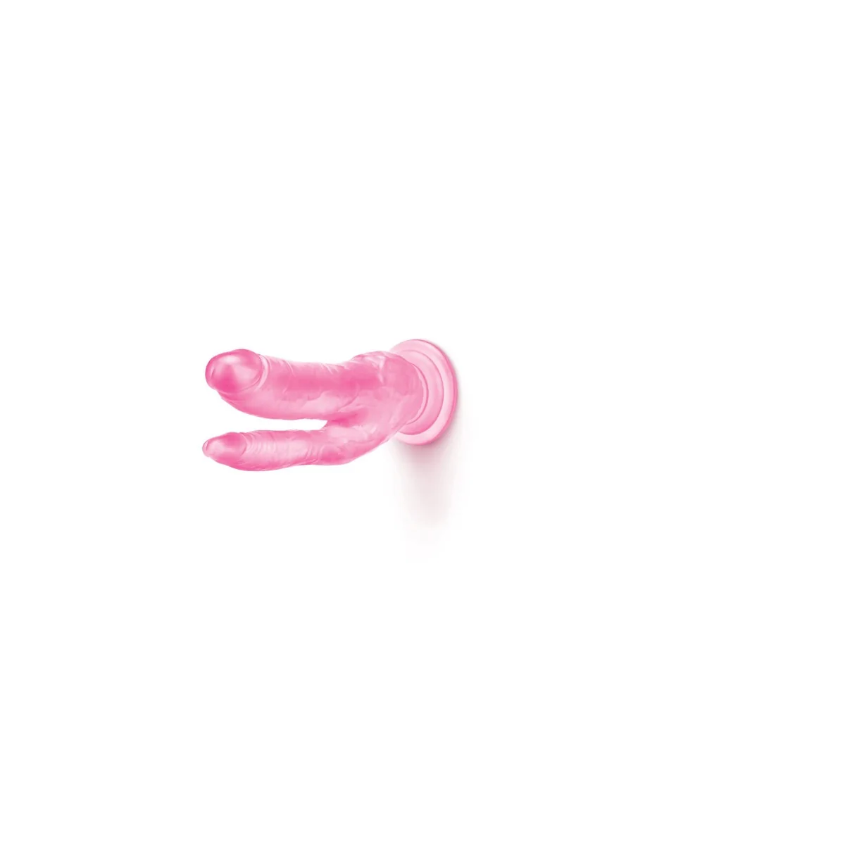 Me You Us Ultra Cock Jelly Double Penetrator Dildo Pink 8 Inch - Image 3