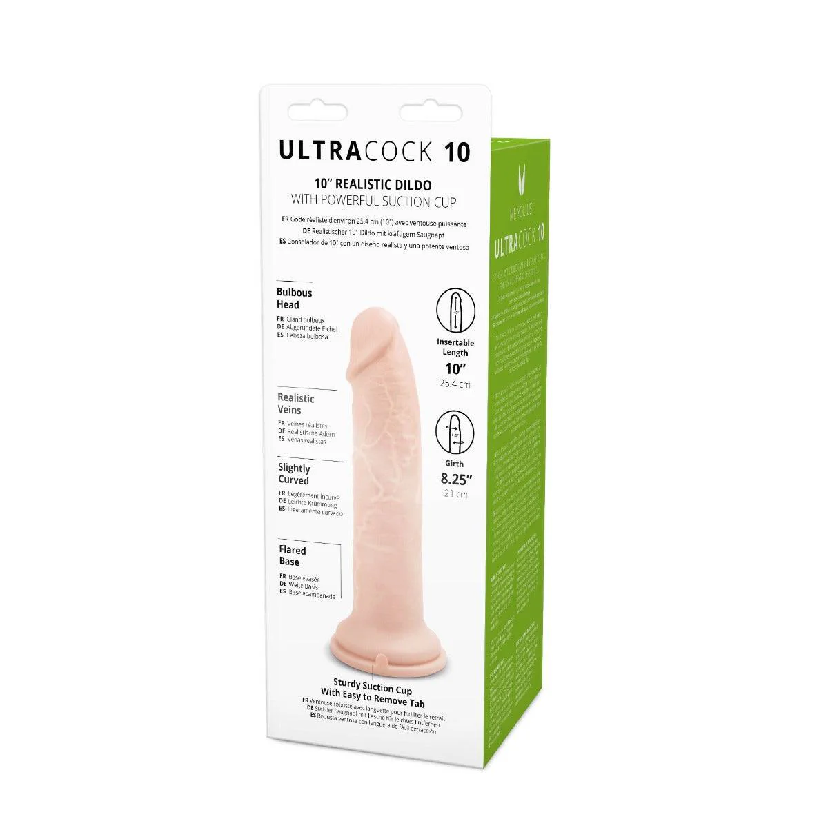Me You Us Ultra Cock Realistic Dildo 10 Inch - Image 5