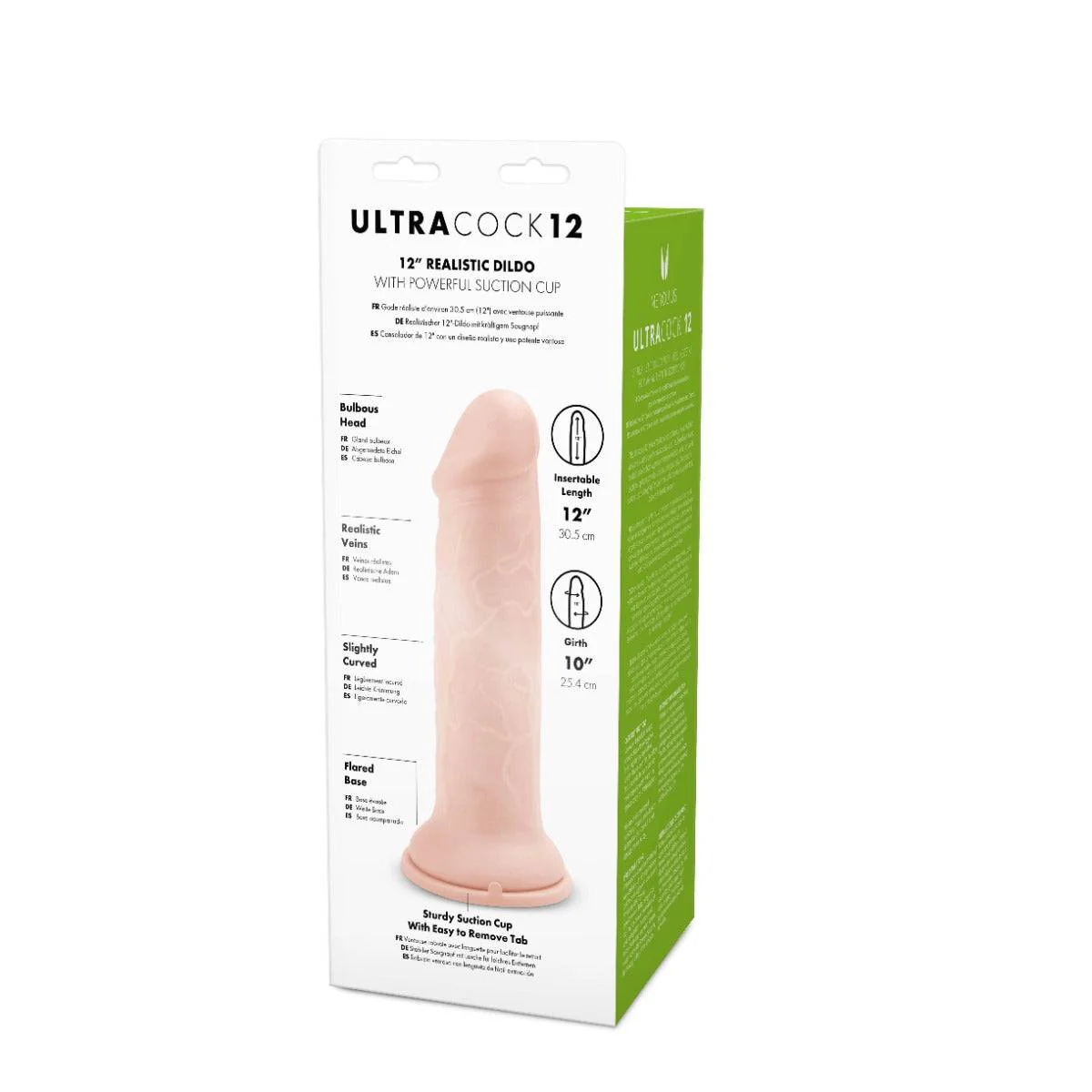 Me You Us Ultra Cock Realistic Dildo 12 Inch - Image 5
