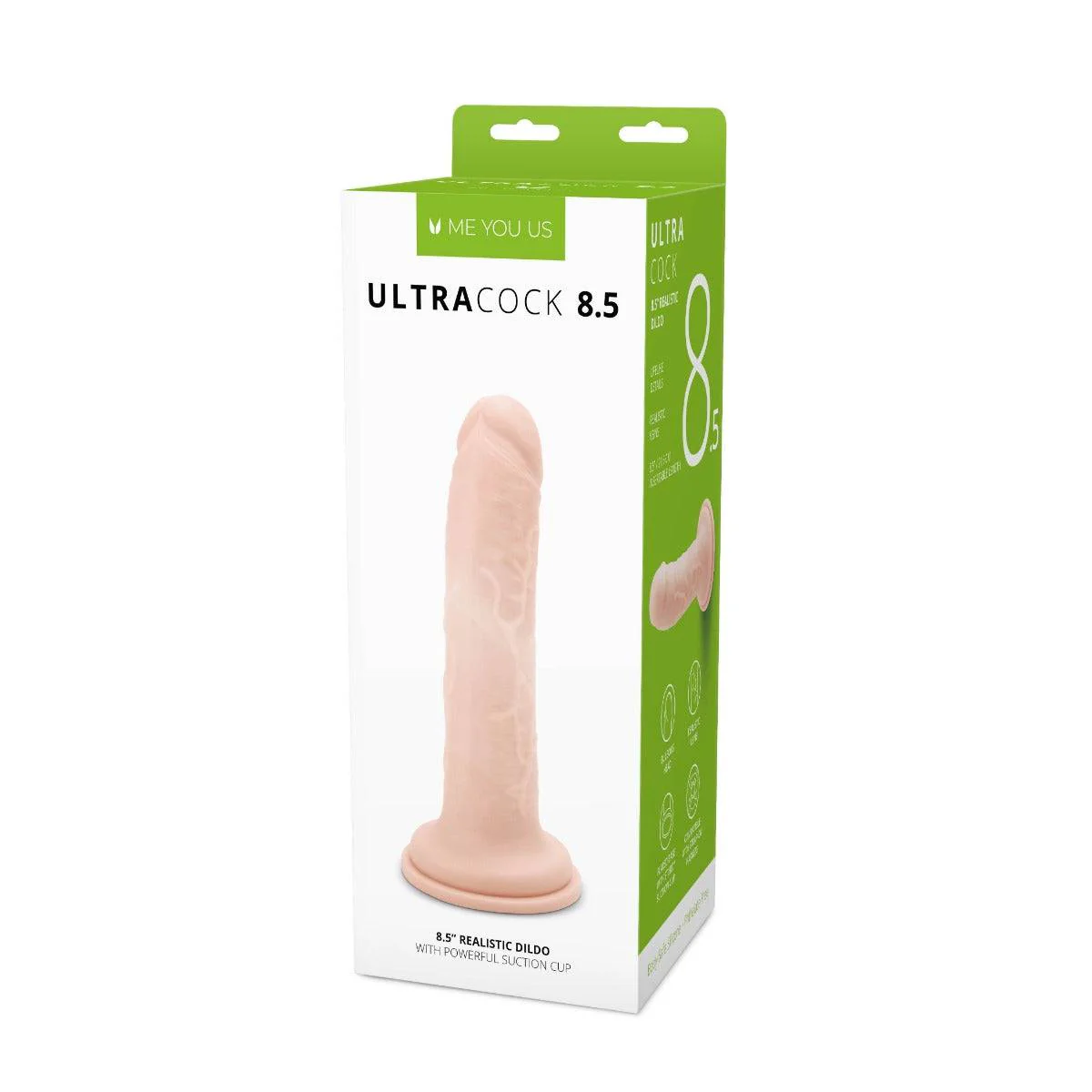 Me You Us Ultra Cock Realistic Dildo 8.5 Inch - Image 2