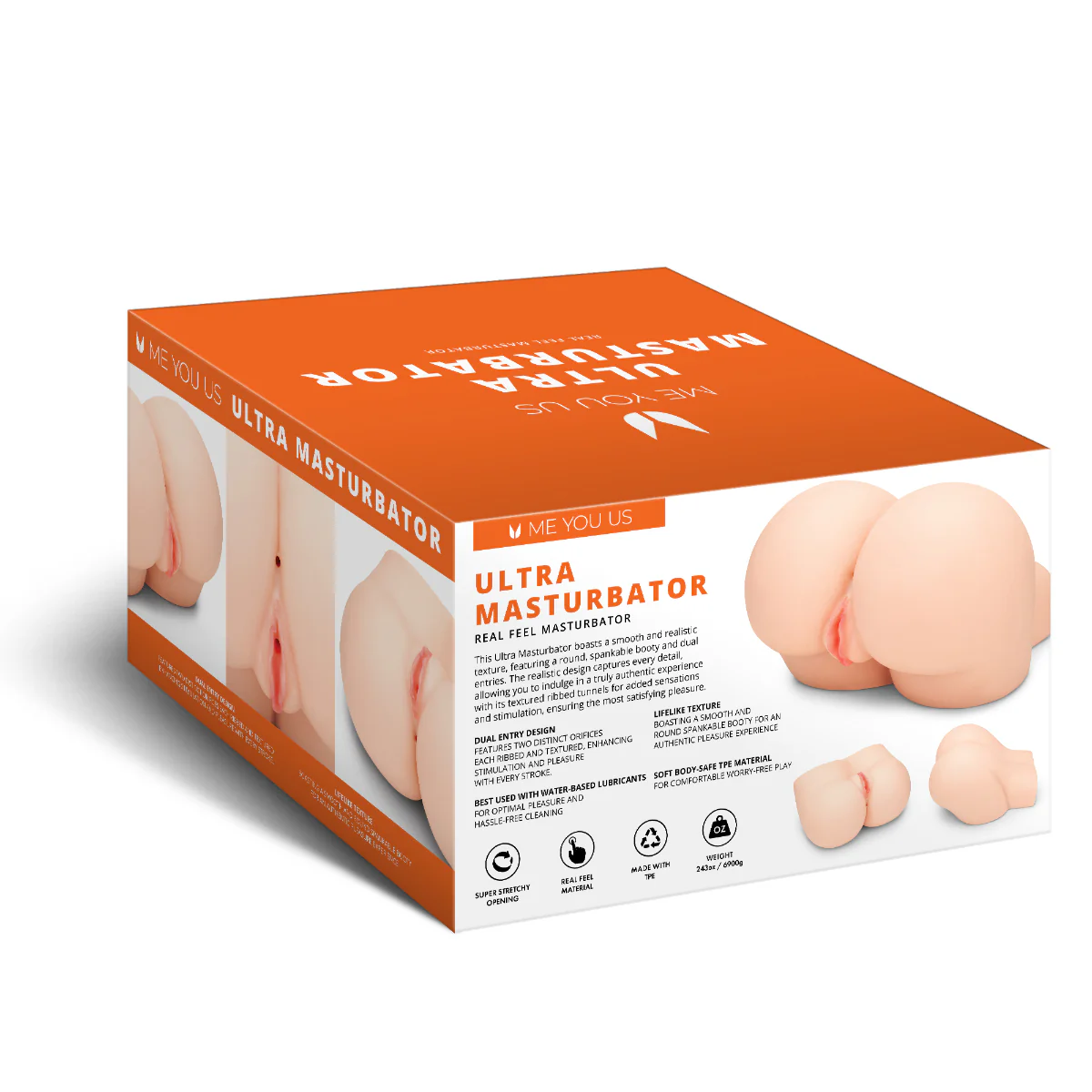 Me You Us Ultra Real Feel Masturbator Pink - Image 5