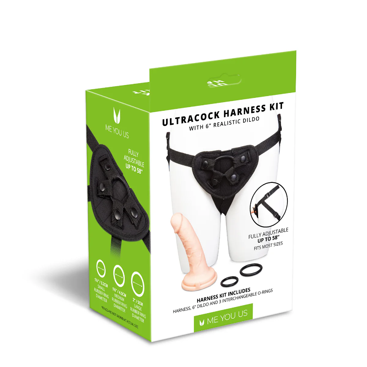 Me You Us Ultracock Strap On Harness Kit Black - Image 3