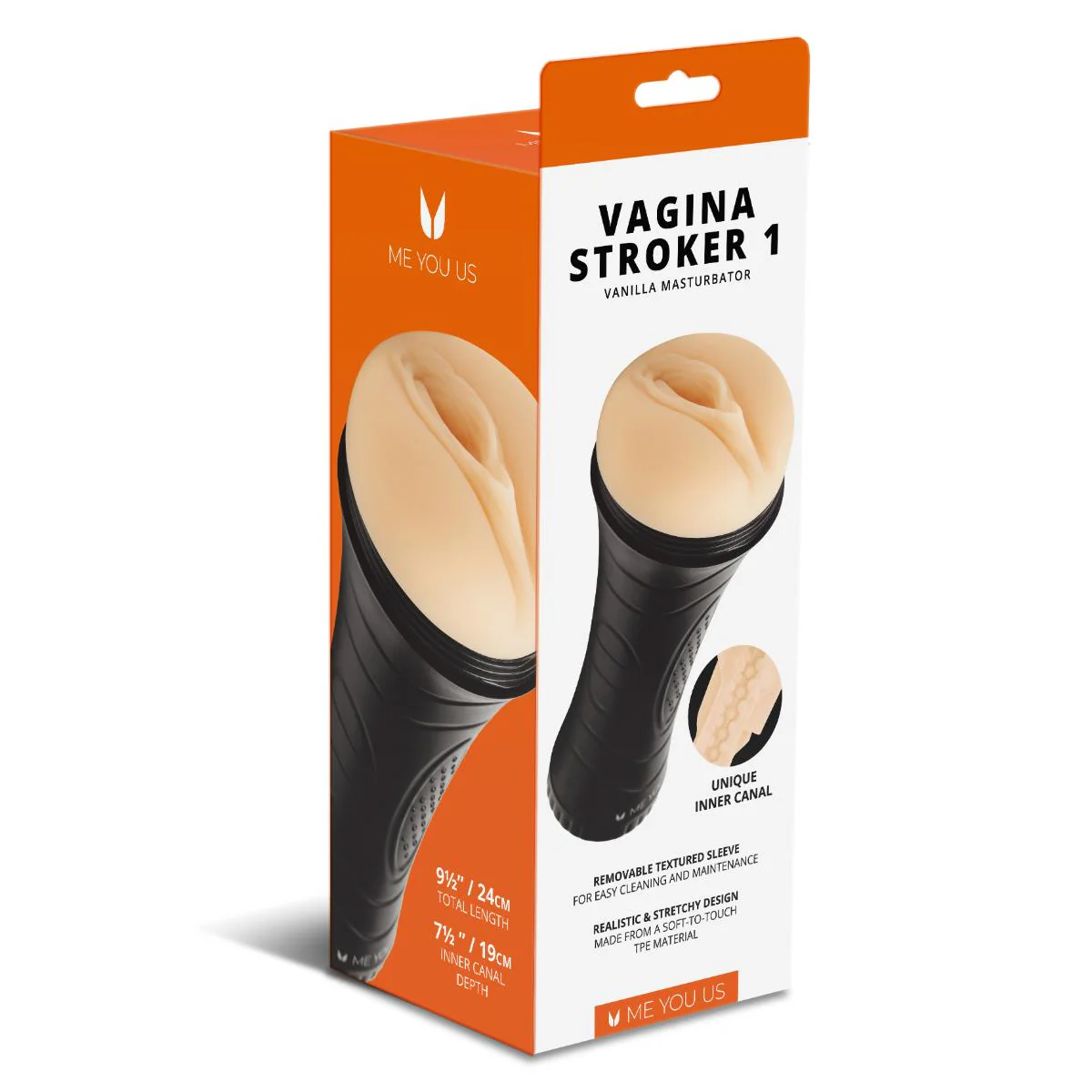 Me You Us Vagina Stroker 1 Vanilla - Image 3