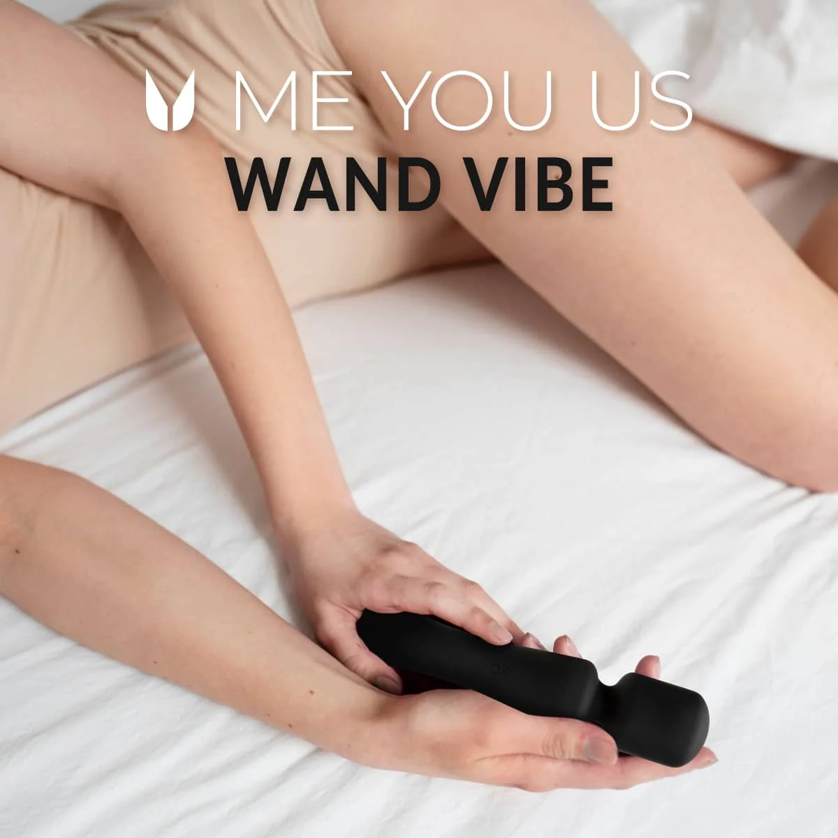 Me You Us Wand Vibrator Black - Image 3