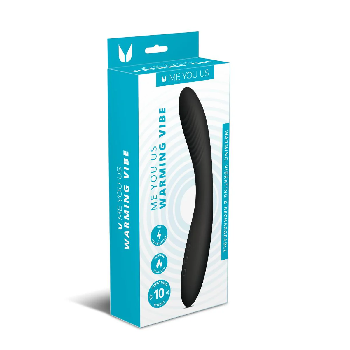 Me You Us Warming Vibrator Black - Image 2