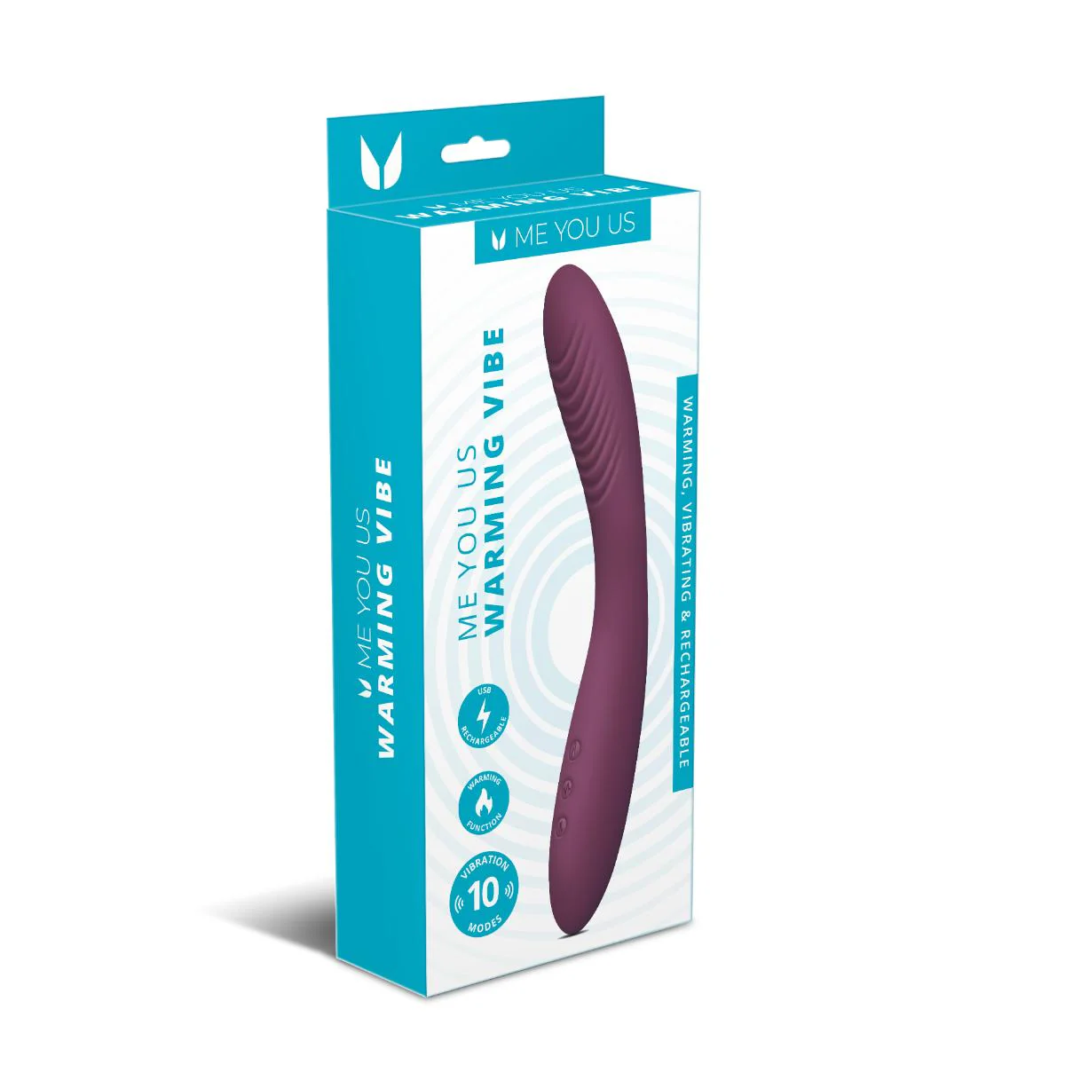 Me You Us Warming Vibrator Purple - Image 2