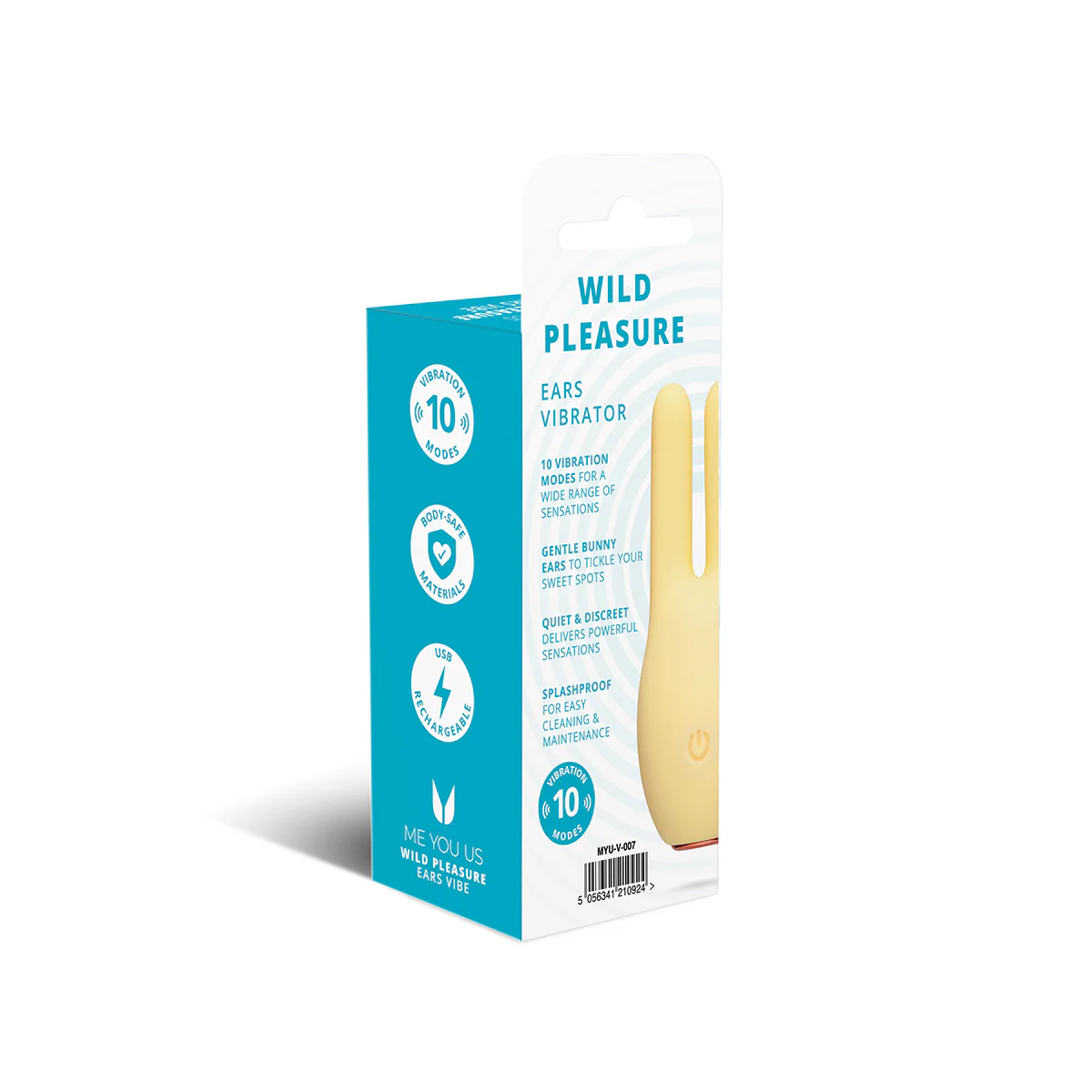 Me You Us Wild Pleasure Ears Vibrator Yellow - Image 4