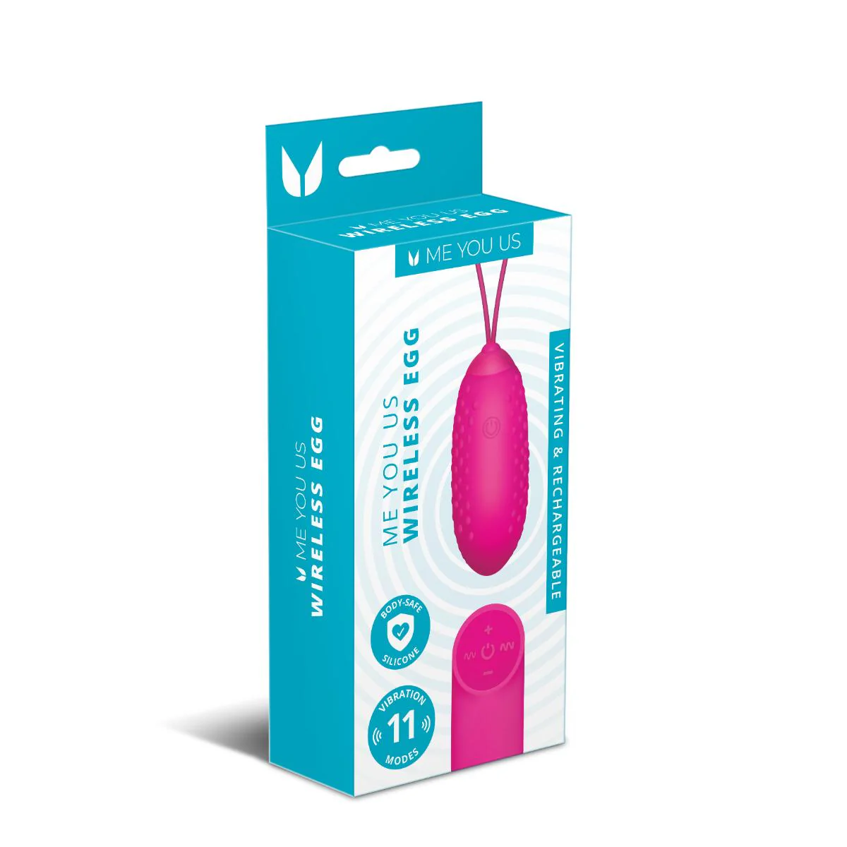 Me You Us Wireless Egg Vibrator Hot Pink - Image 2