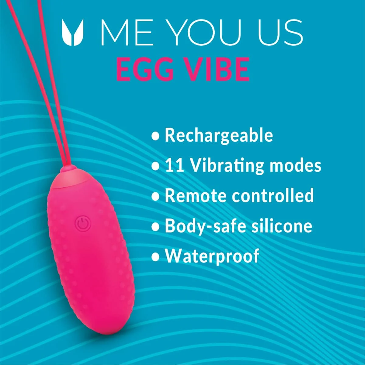 Me You Us Wireless Egg Vibrator Hot Pink - Image 5
