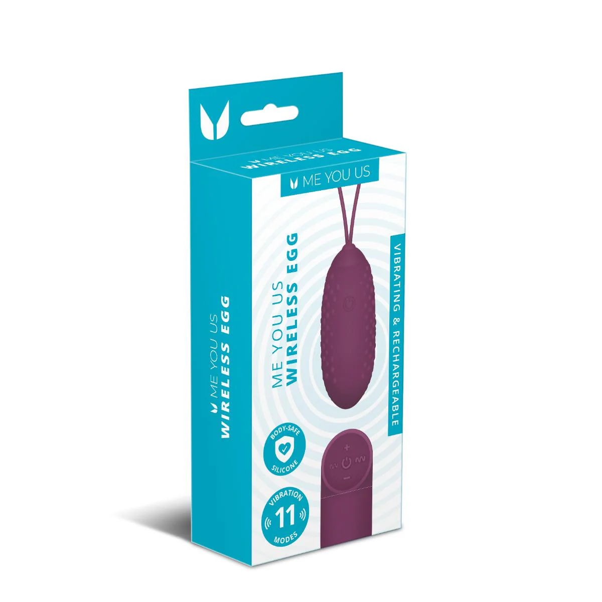 Me You Us Wireless Egg Vibrator Purple - Image 2