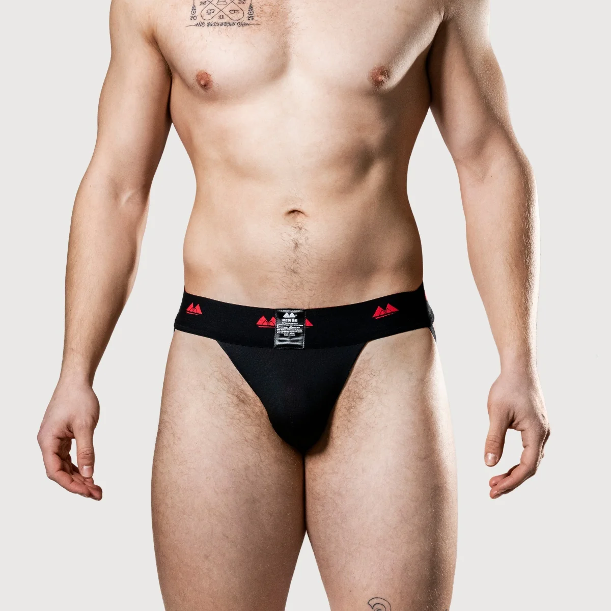 Meyer Marketing Limited Edition 2" Reversible Jock Strap Black Red - Image 3
