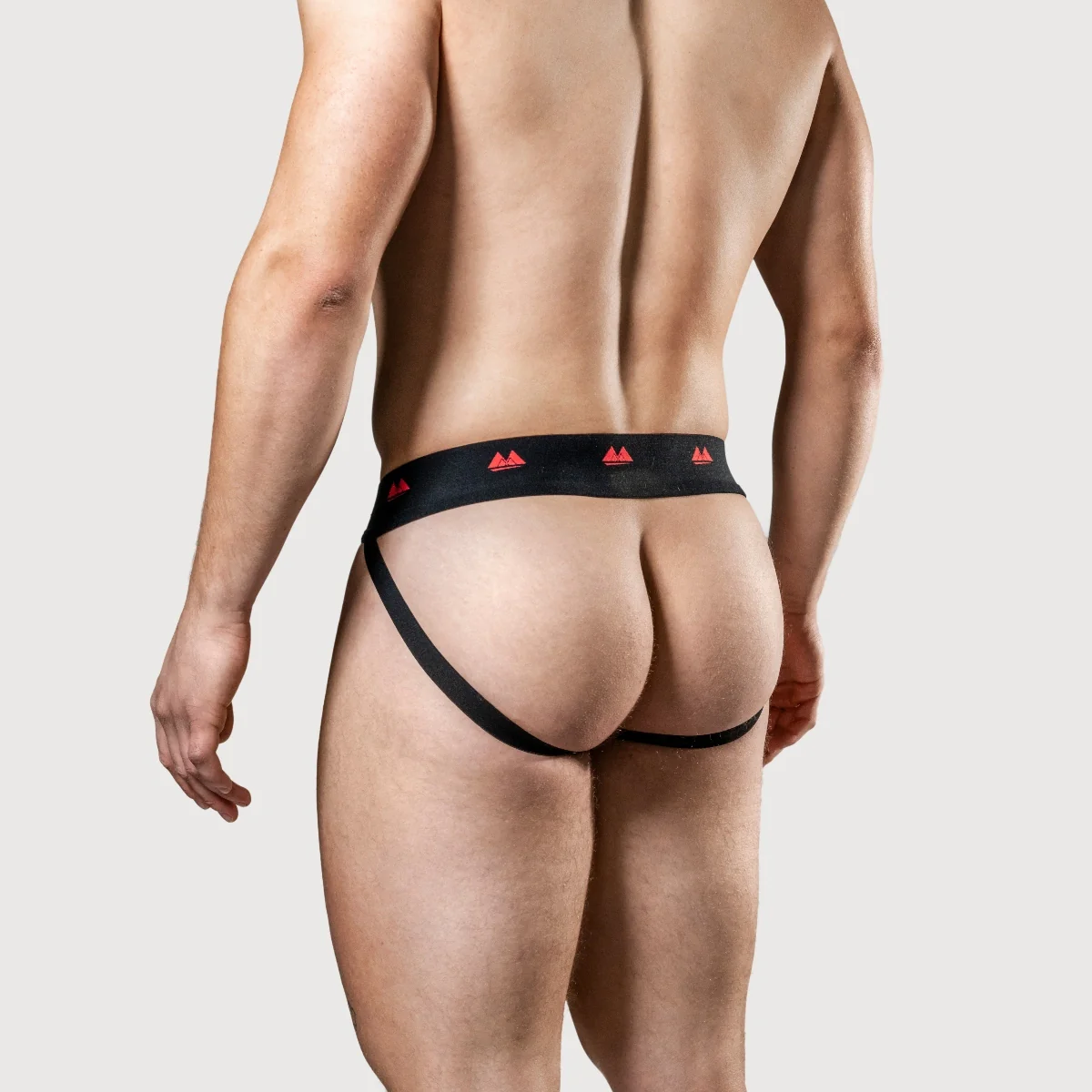 Meyer Marketing Limited Edition 2" Reversible Jock Strap Black Red - Image 4