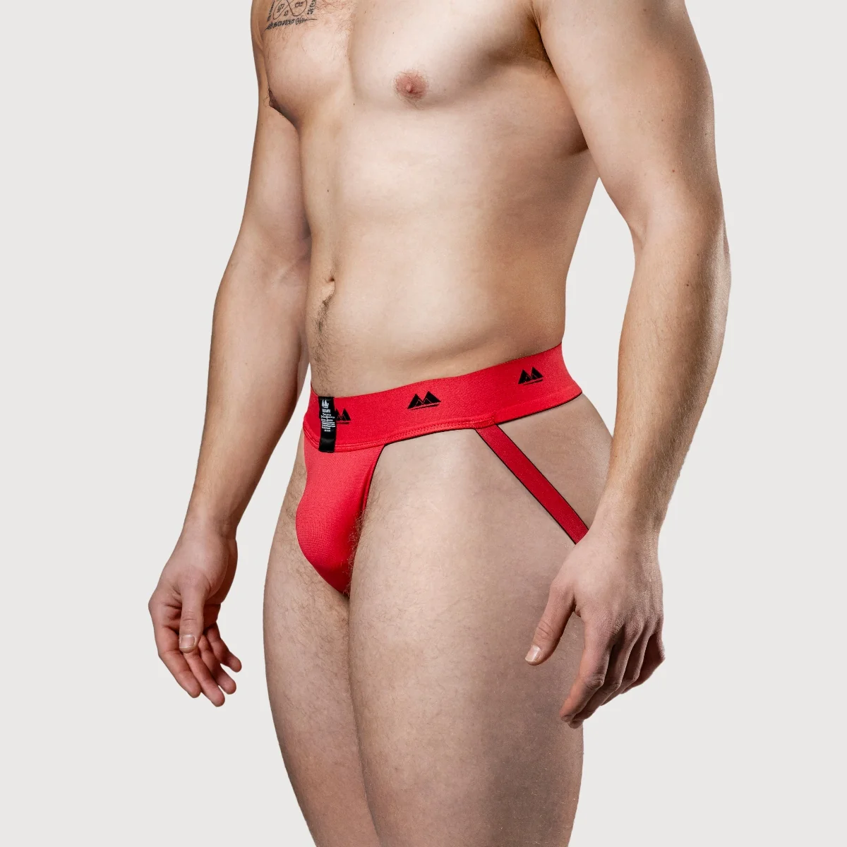 Meyer Marketing Limited Edition 2" Reversible Jock Strap Black Red - Image 6