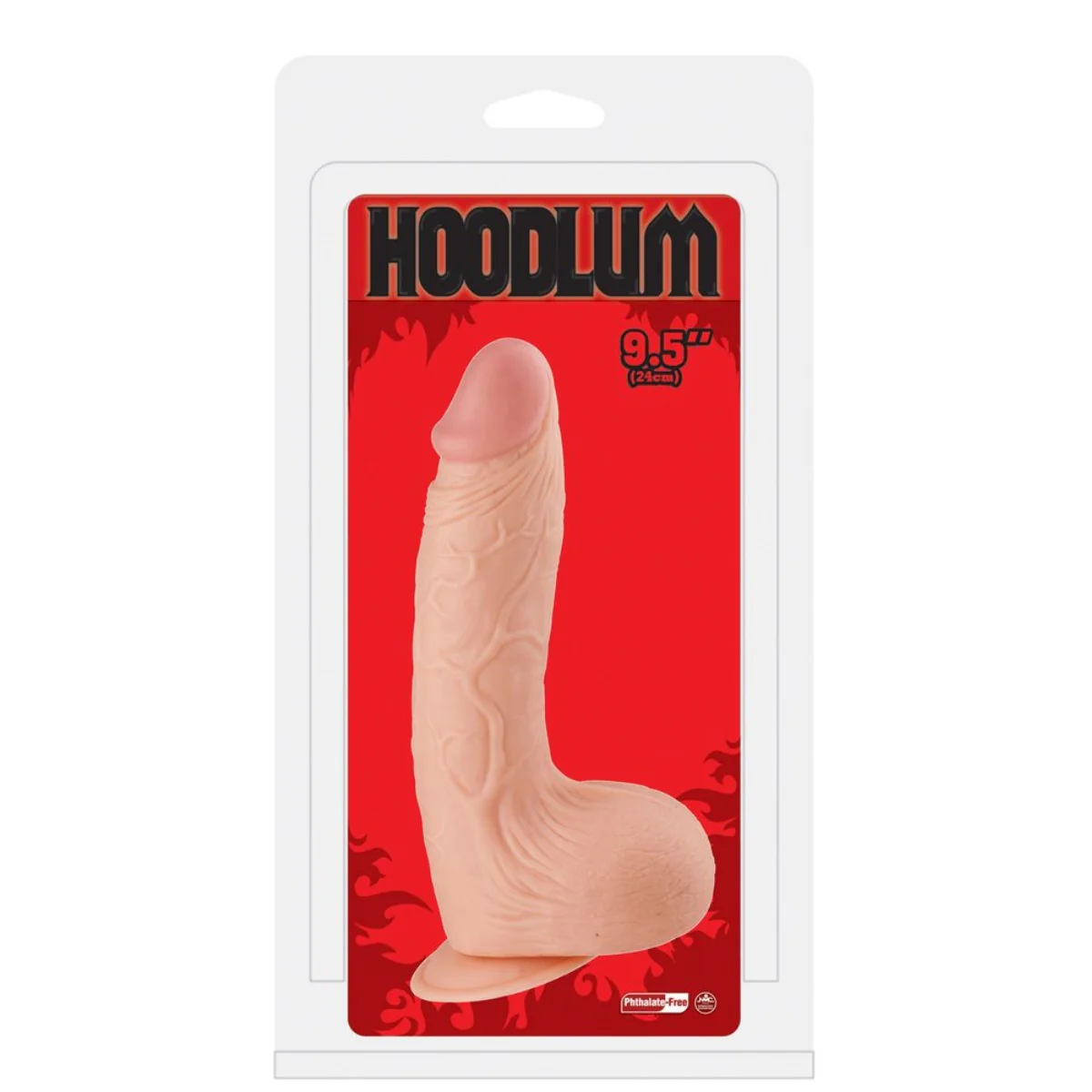 Nanma Hoodlum Realistic Dildo Pink 9.5 Inch - Image 2