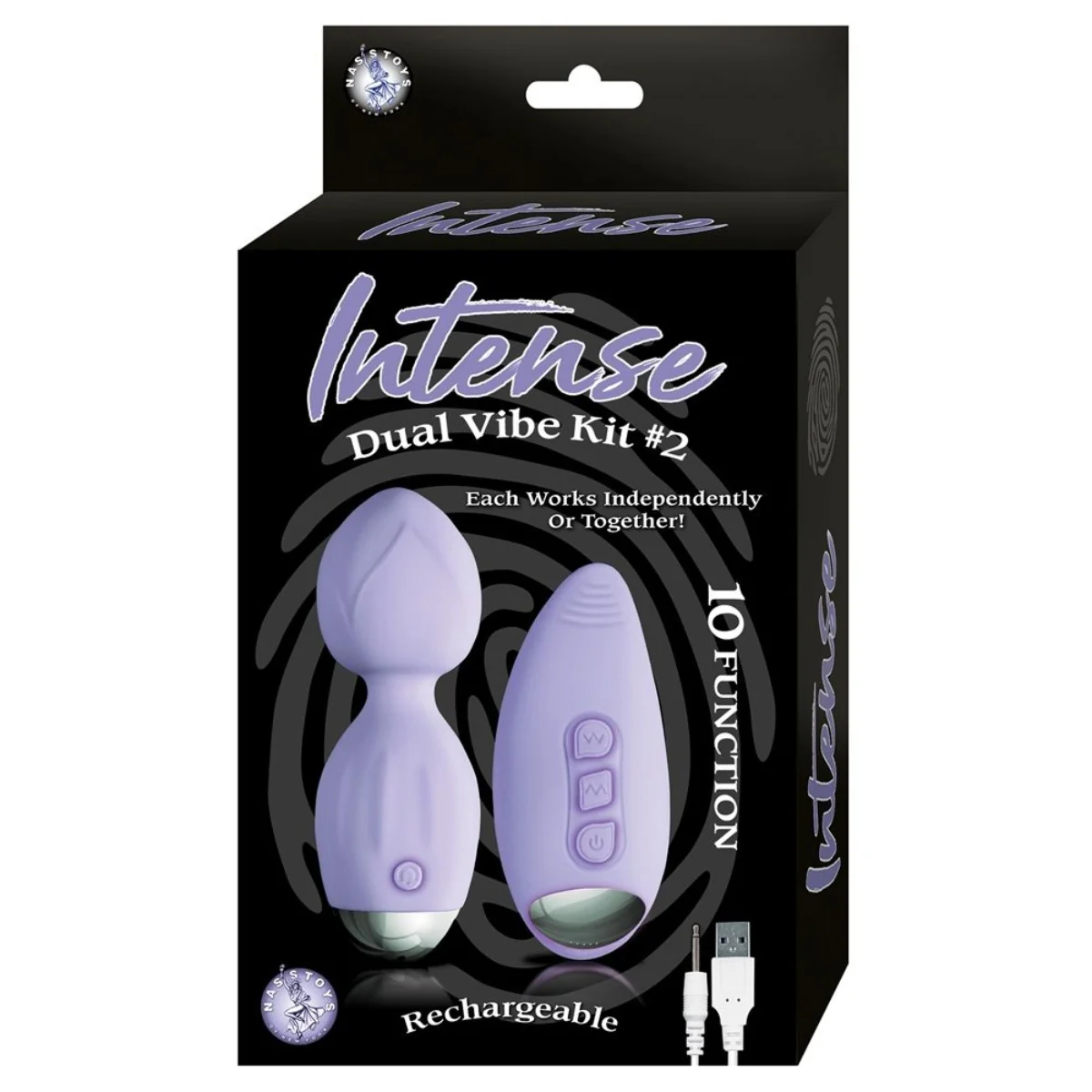 Nasstoys Intense Dual Vibrator Kit No 2 Purple - Image 2
