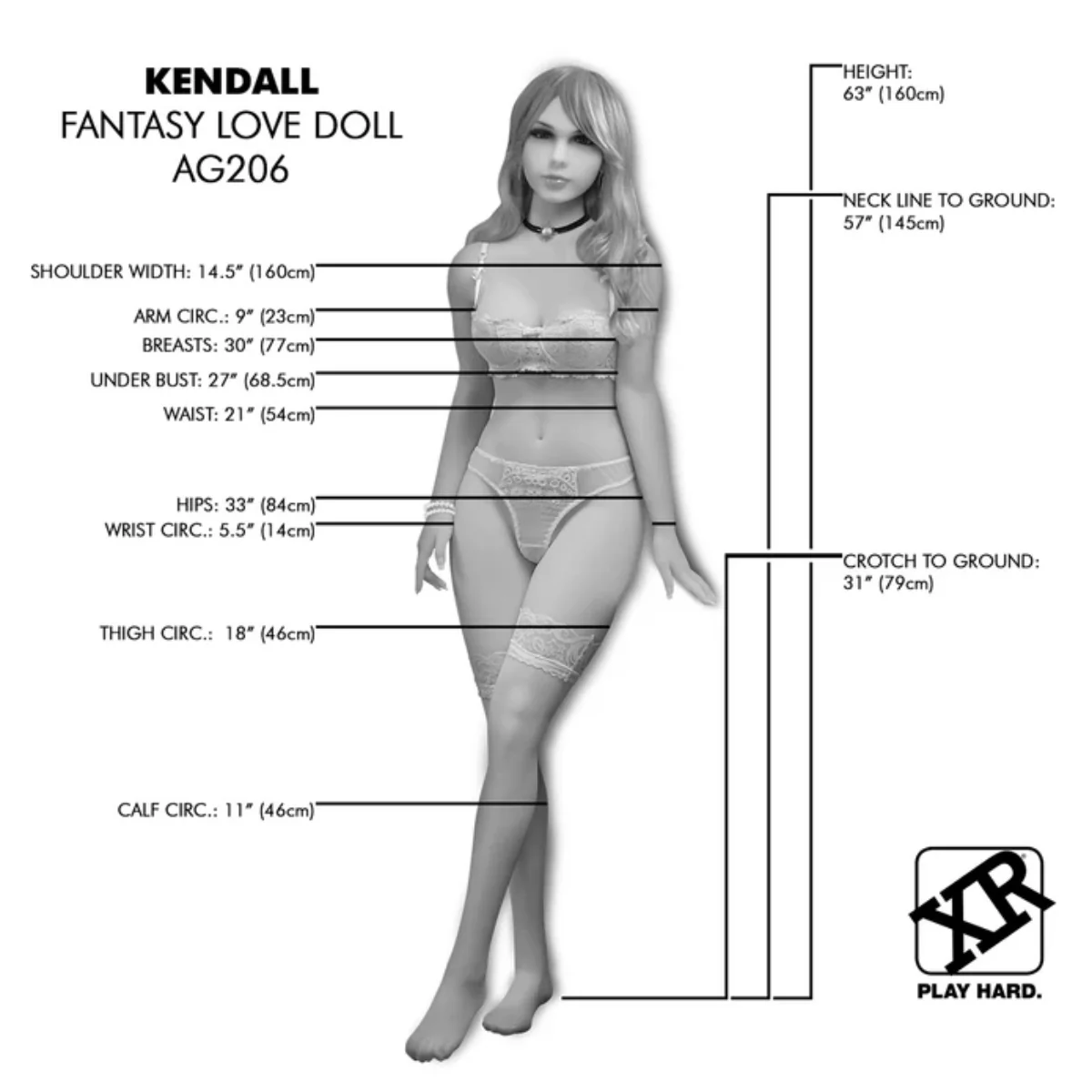 Nextgen Dolls Kendall Fantasy Love Doll Flesh - Image 7