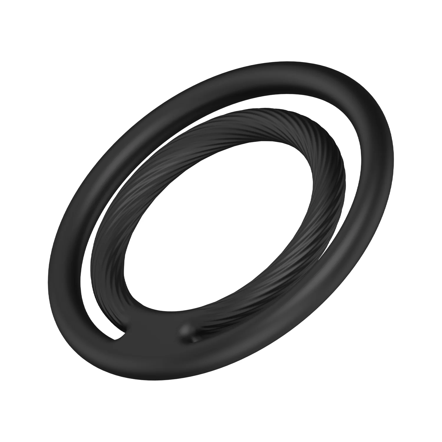 Nexus Double Enduro Silicone Cock & Ball Ring Black - Image 3
