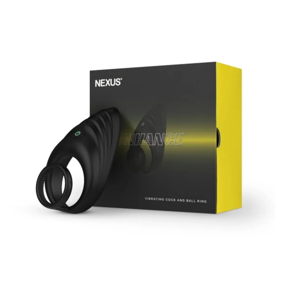 Nexus Enhance Vibrating Cock & Ball Ring Black - Image 2
