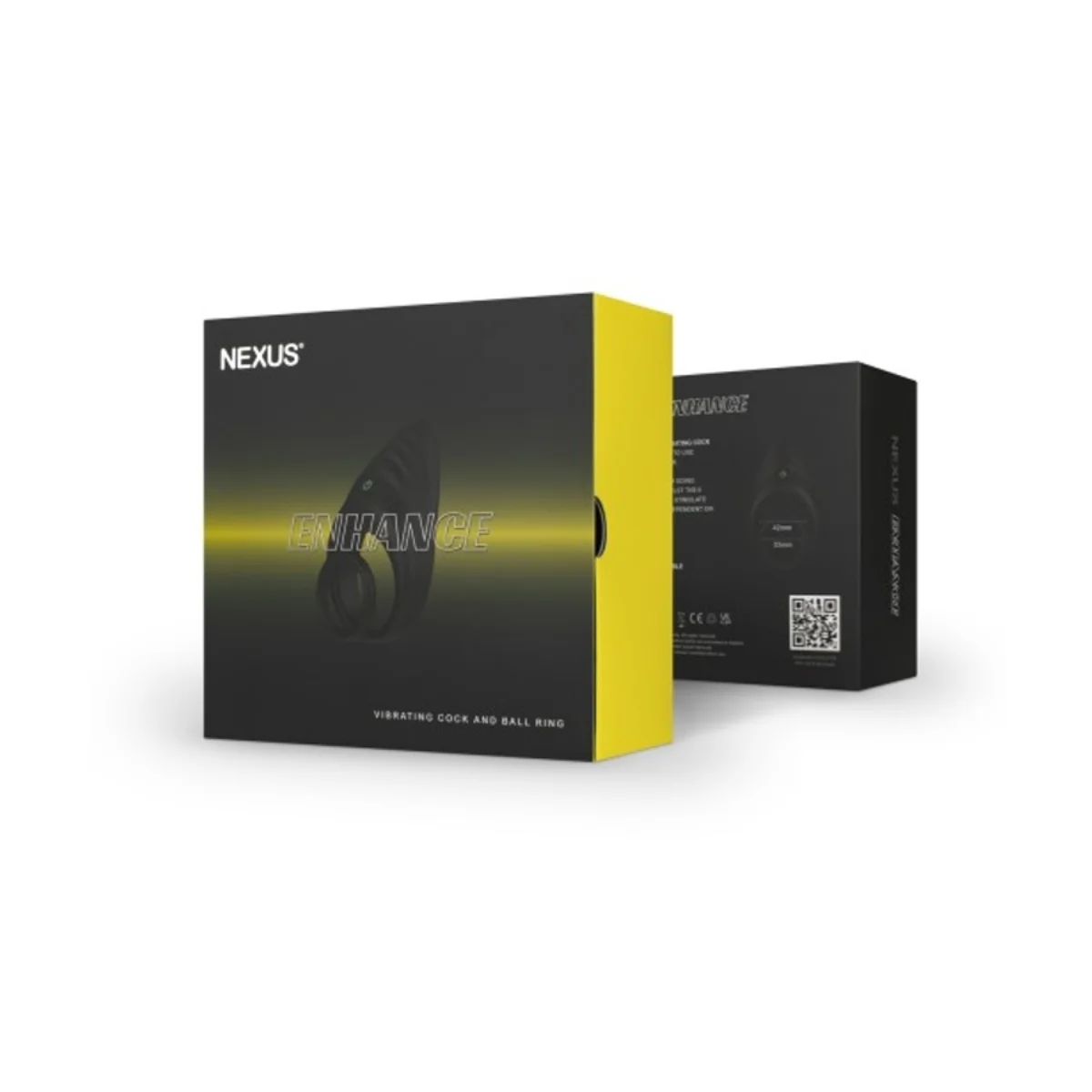Nexus Enhance Vibrating Cock & Ball Ring Black - Image 4