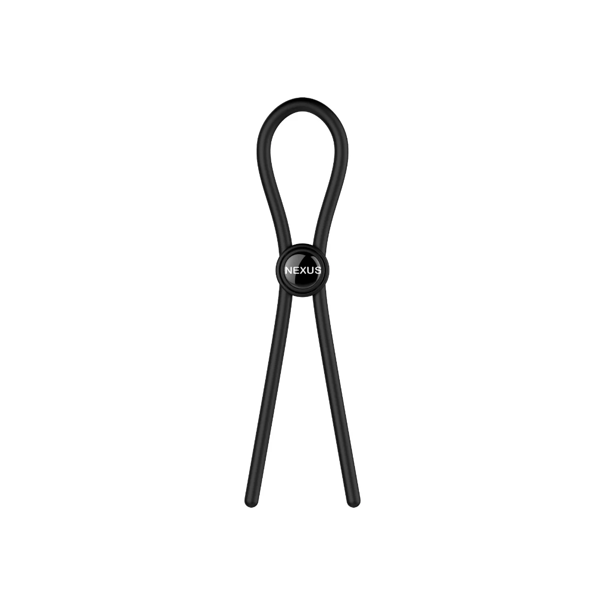 Nexus Forge Adjustable Silicone Cock Ring Black