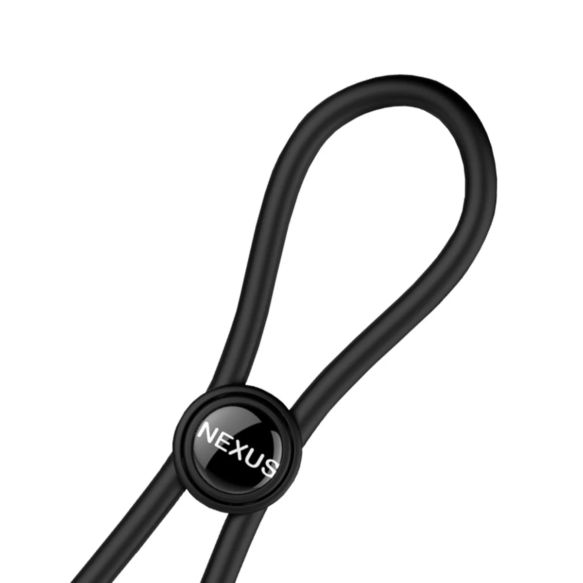 Nexus Forge Adjustable Silicone Cock Ring Black - Image 3