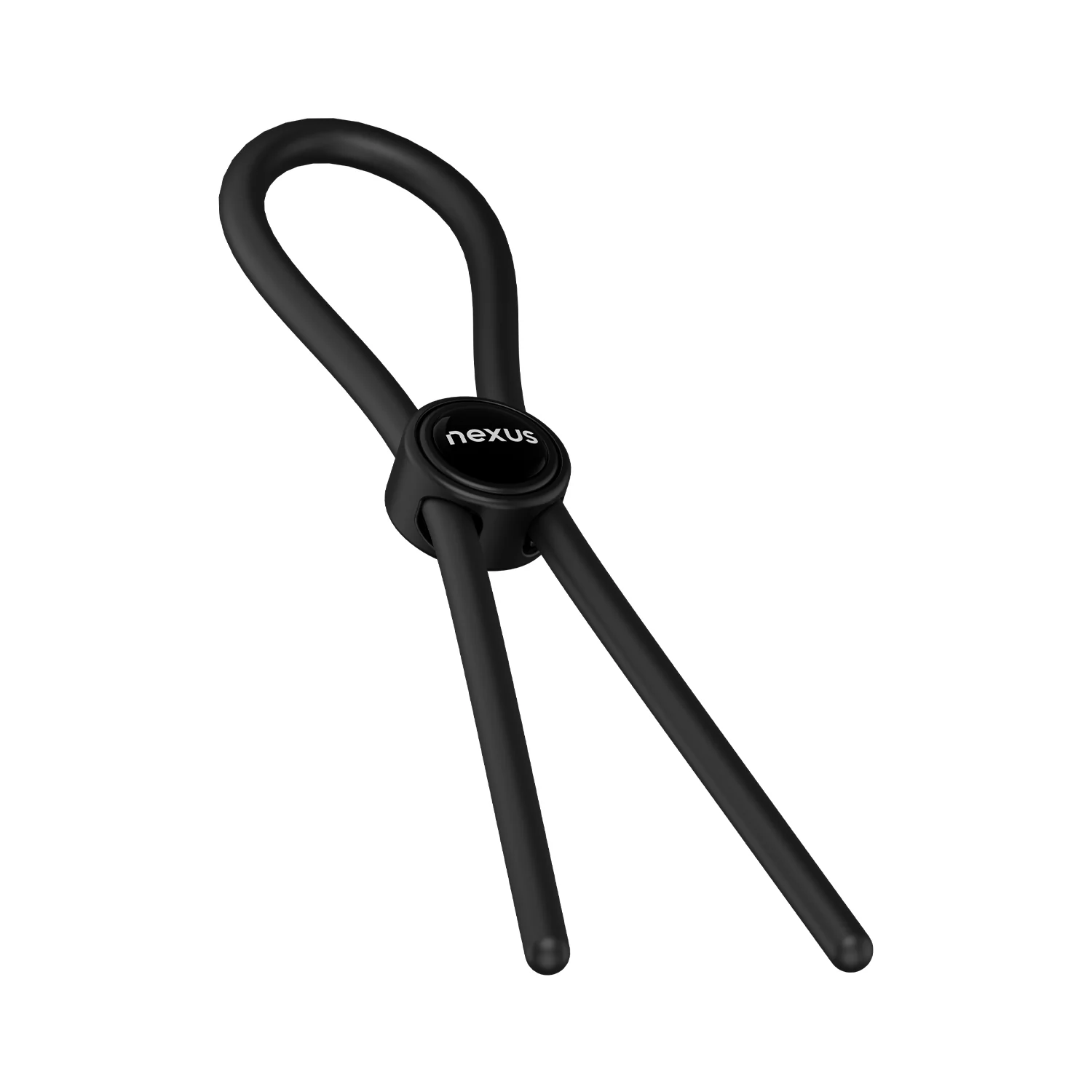 Nexus Forge Adjustable Silicone Cock Ring Black - Image 4