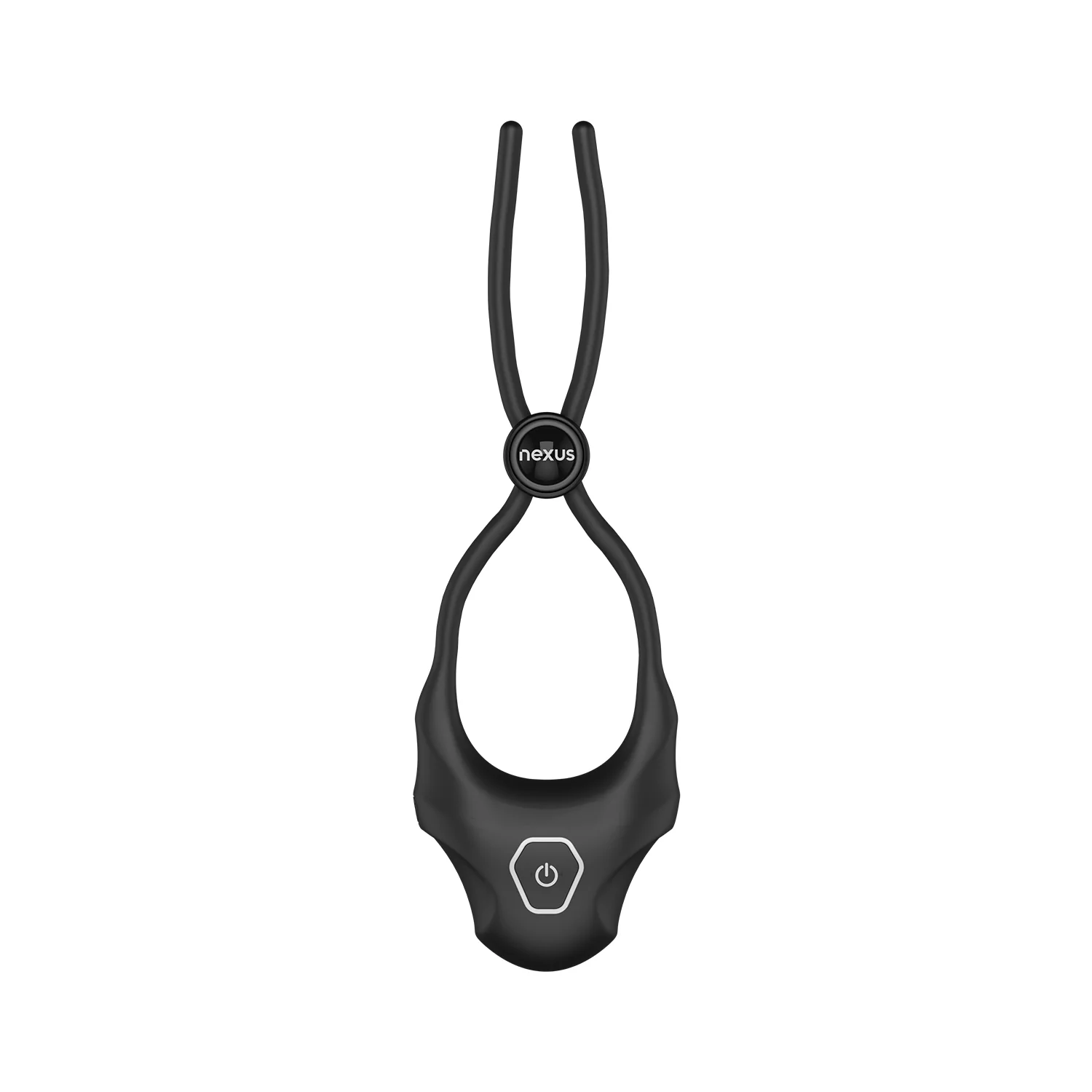 Nexus Forge Adjustable Vibrating Cock Ring Black