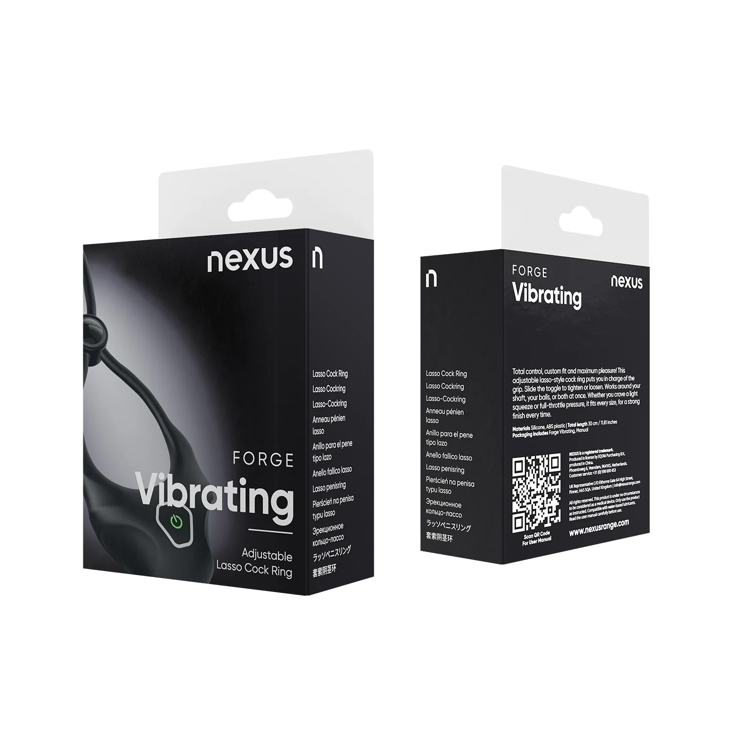 Nexus Forge Adjustable Vibrating Cock Ring Black - Image 7