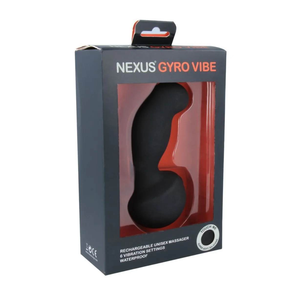 Nexus Gyro Vibe Rechargeable Vibrating Butt Plug Black - Image 2