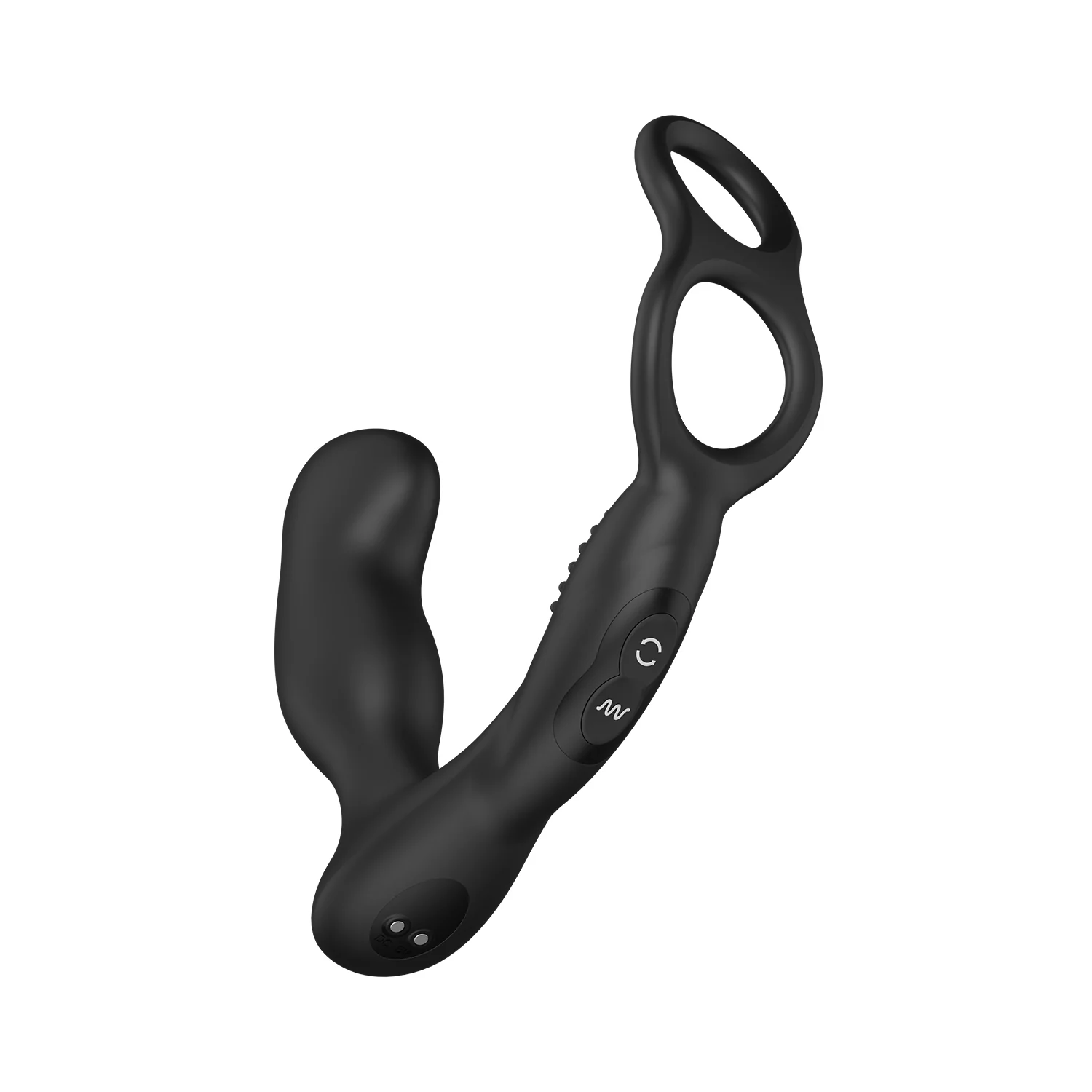 Nexus Revo Embrace Rotating Remote Control Prostate Massager With Cock & Ball Rings Black - Image 5