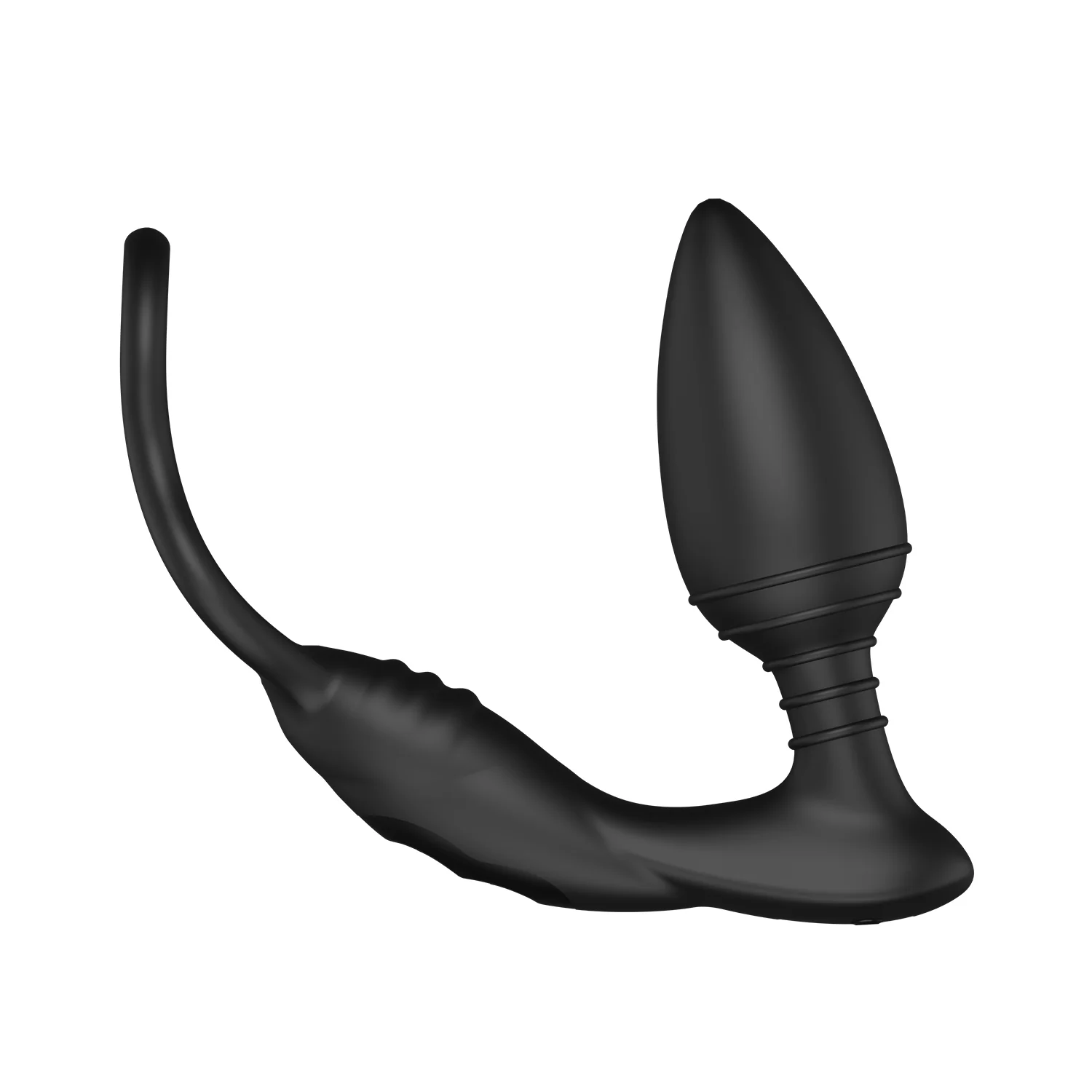 Nexus Simul8 Dual Anal & Perineum Cock & Ball Butt Plug Black - Image 5