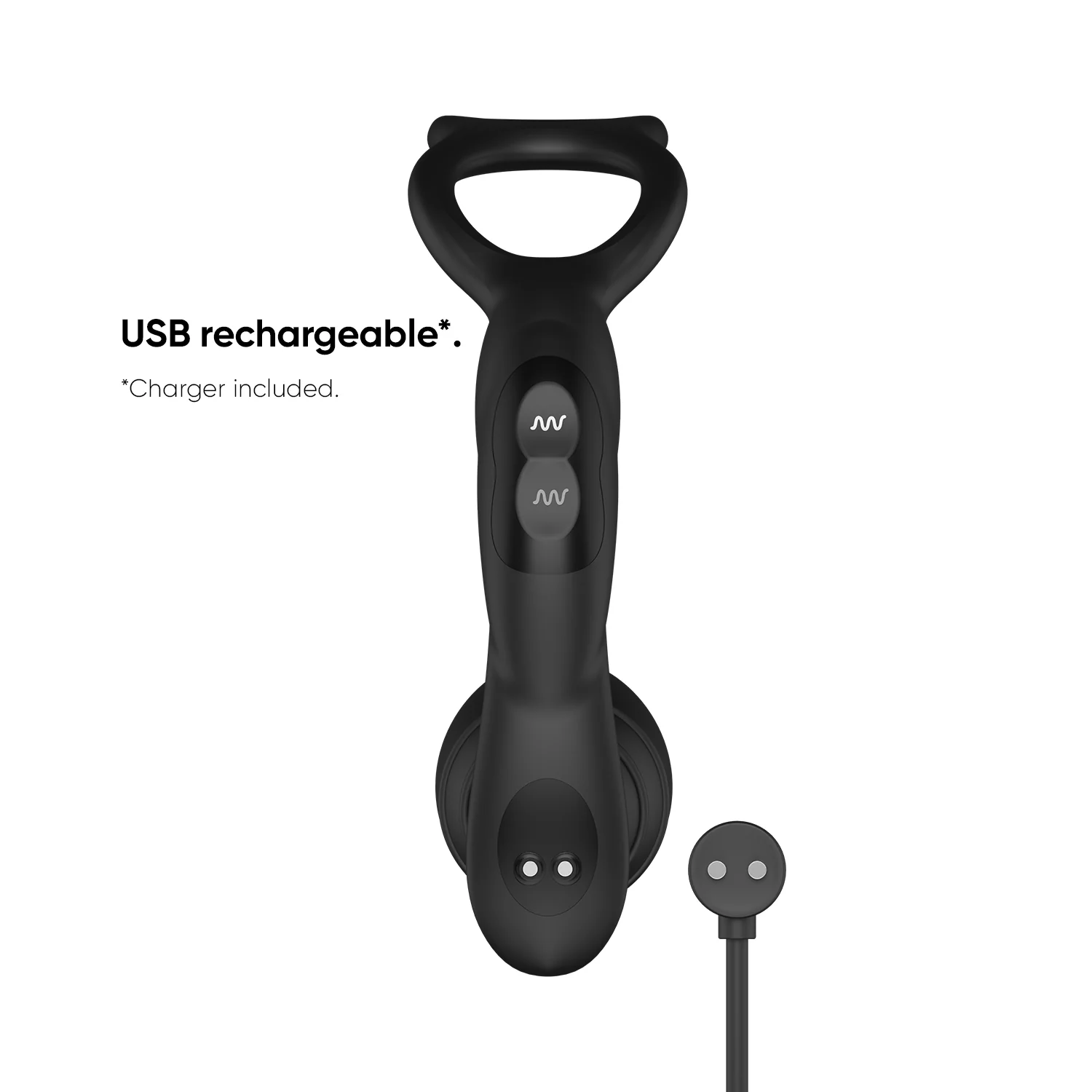 Nexus Simul8 Dual Anal & Perineum Cock & Ball Butt Plug Black - Image 6