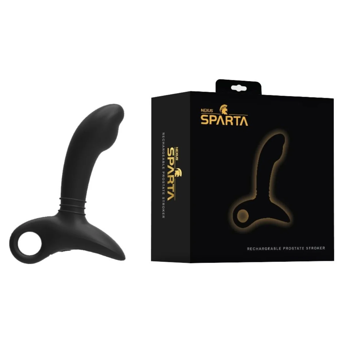 Nexus Sparta Rechargeable Prostate Stroker Black - Image 2