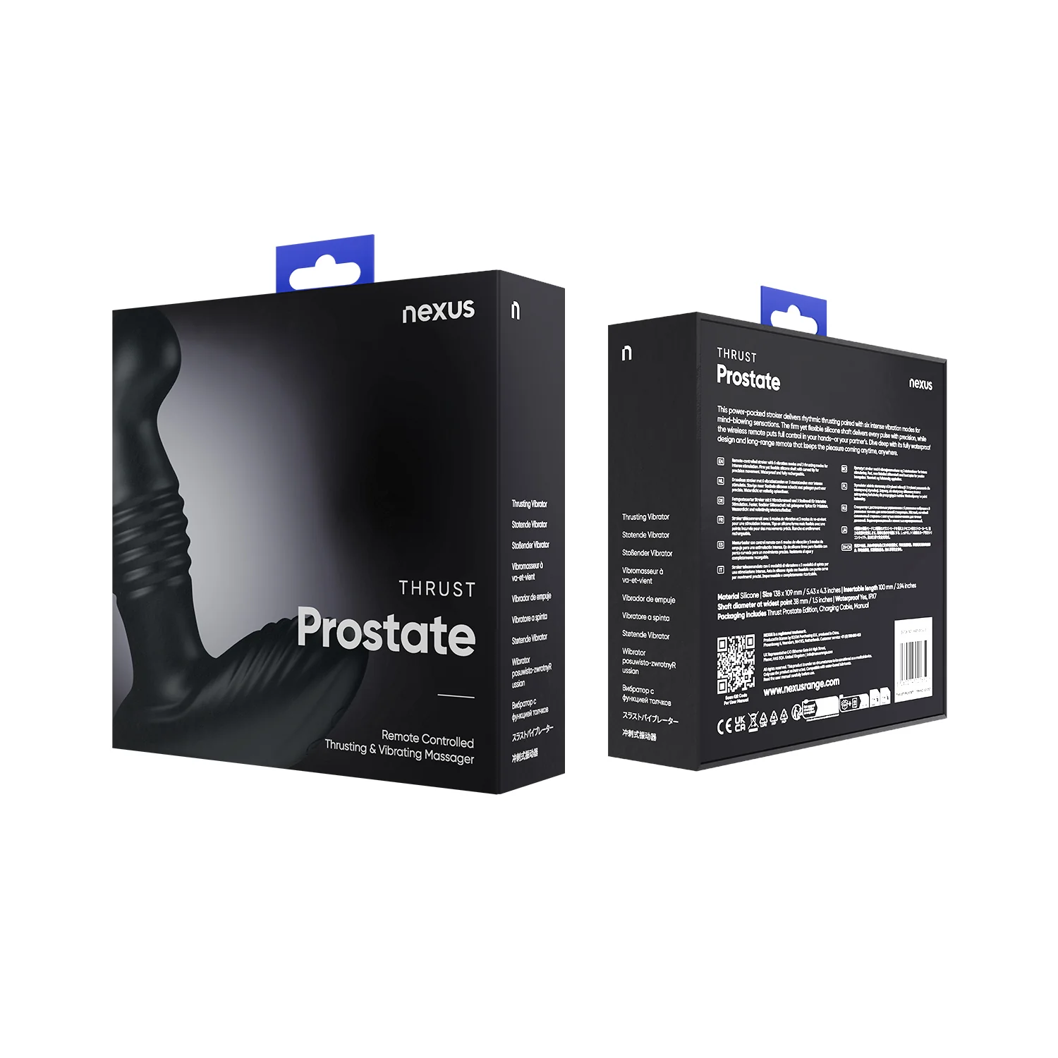 Nexus Thrust Prostate Edition Thrusting & Vibrating Prostate Massager Black - Image 7