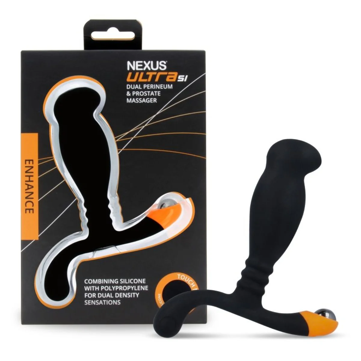 Nexus Ultra SI Dual Perineum & Prostate Massager Black - Image 2
